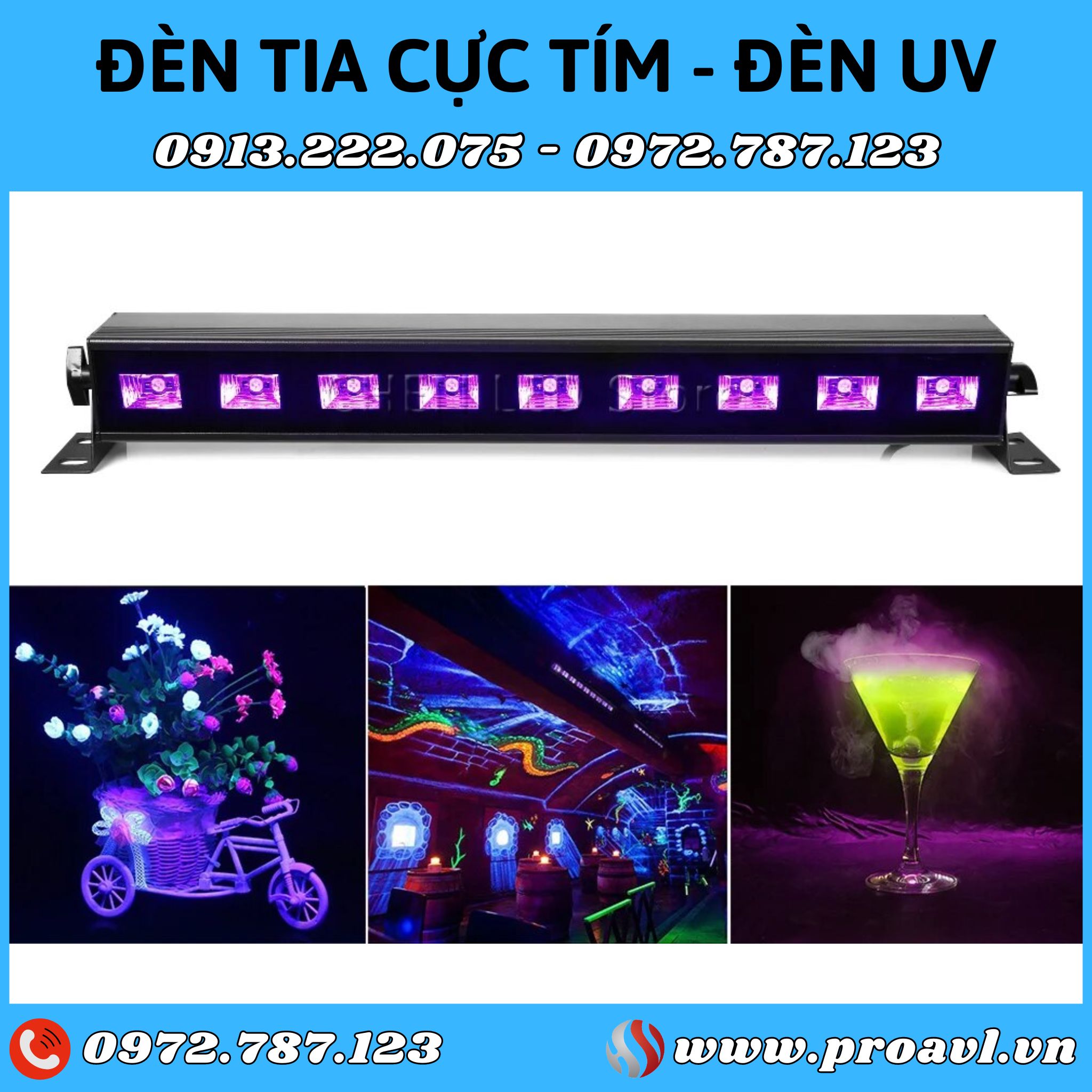 đèn tia cực tín, đèn UV