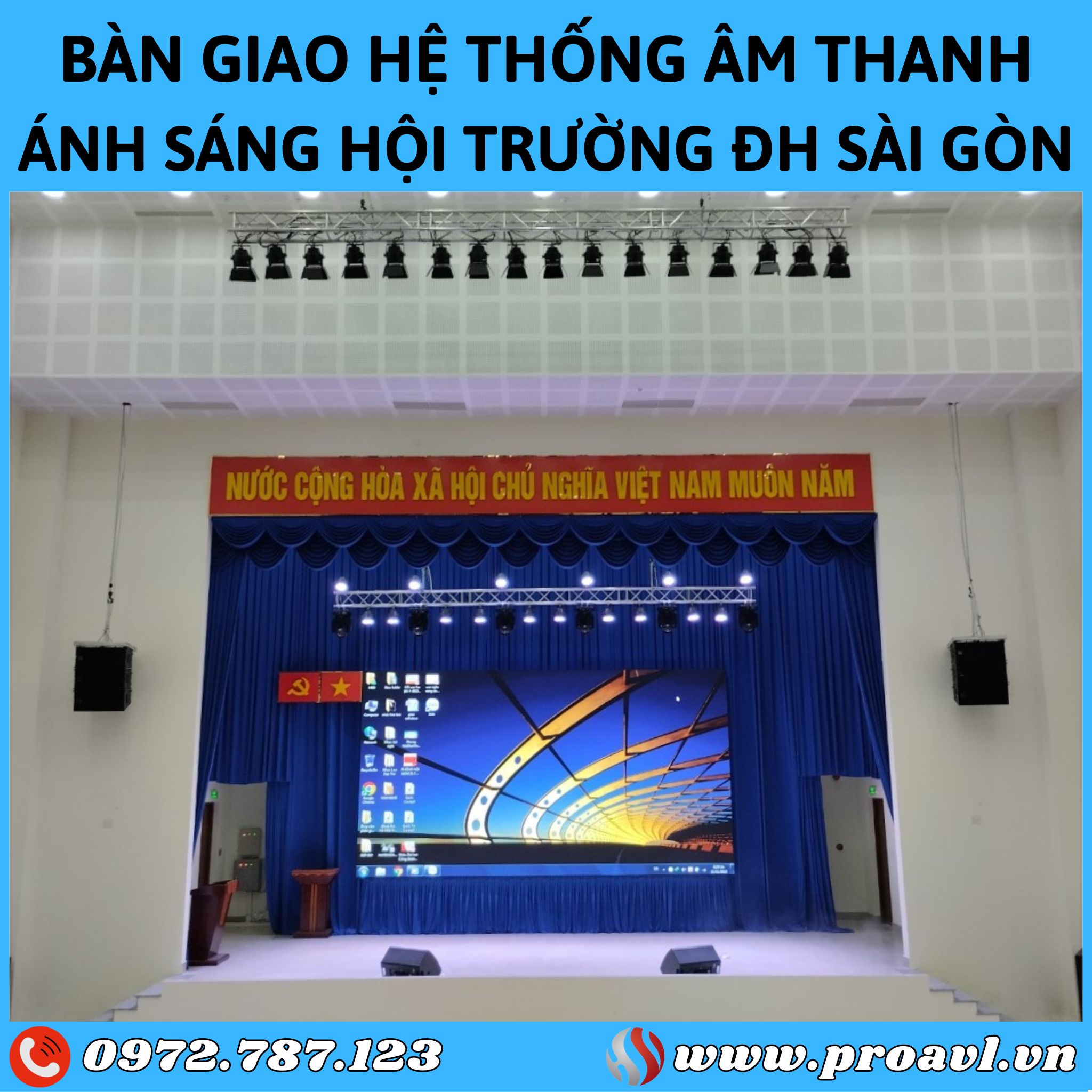 Acceptance of the hall's sound and lighting project