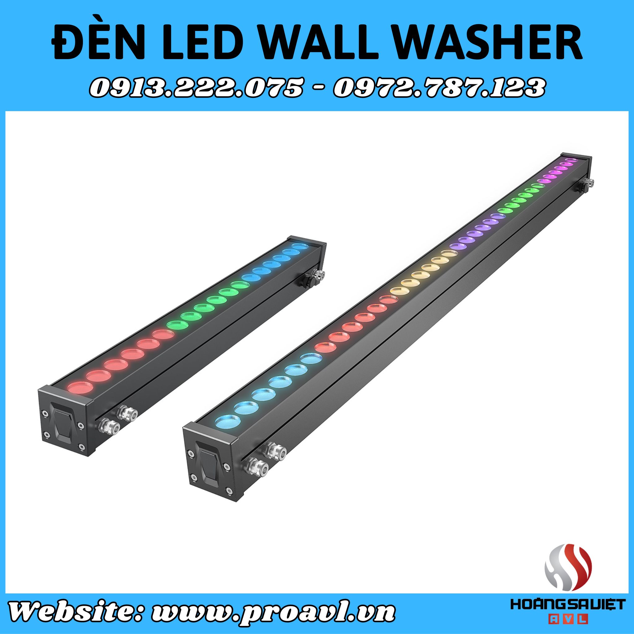 Đèn LED Wall Washer chính hãng tại HSV ProAVL 