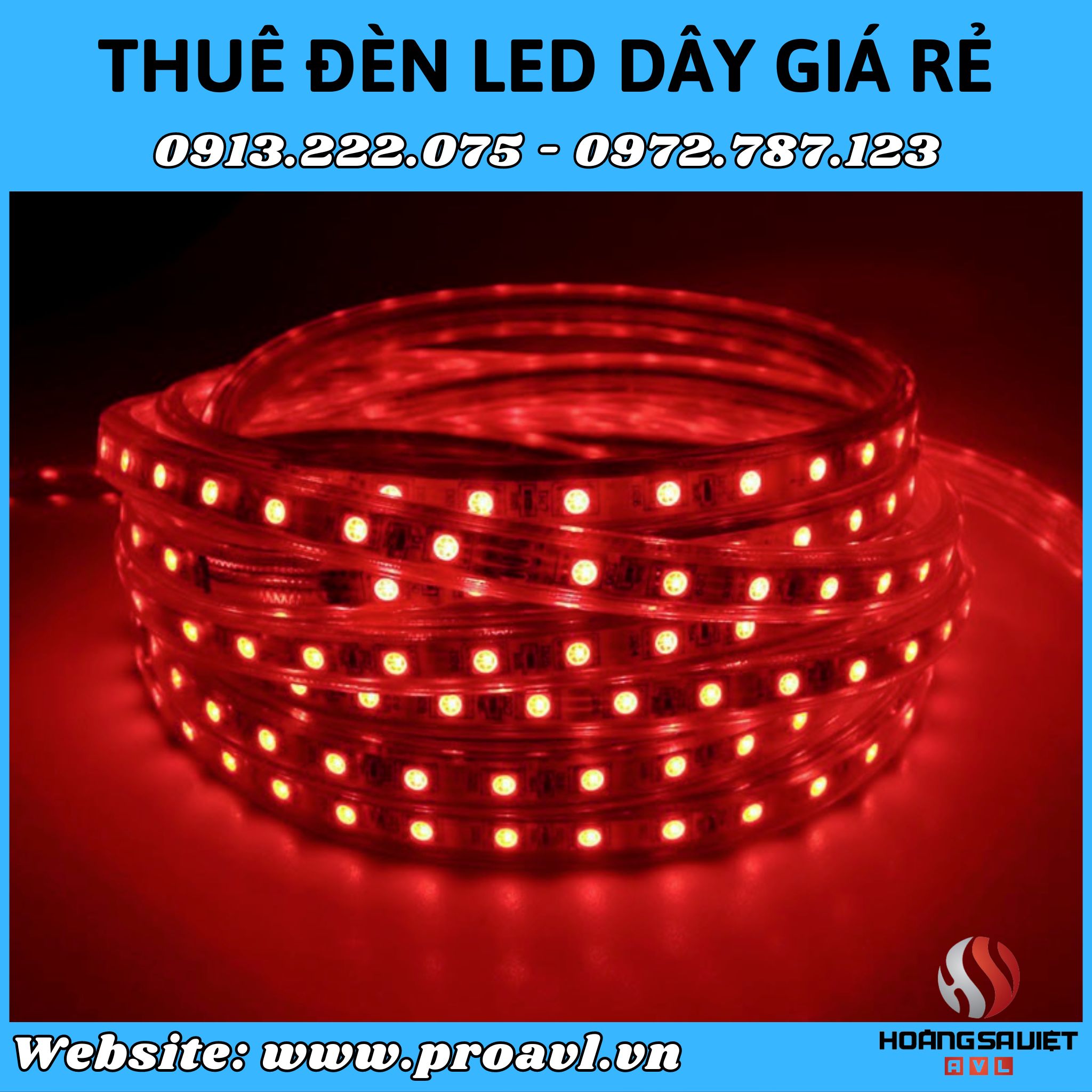 Bán và Cho thuê đèn Led dây trang trí sự kiện tại Hà Nội