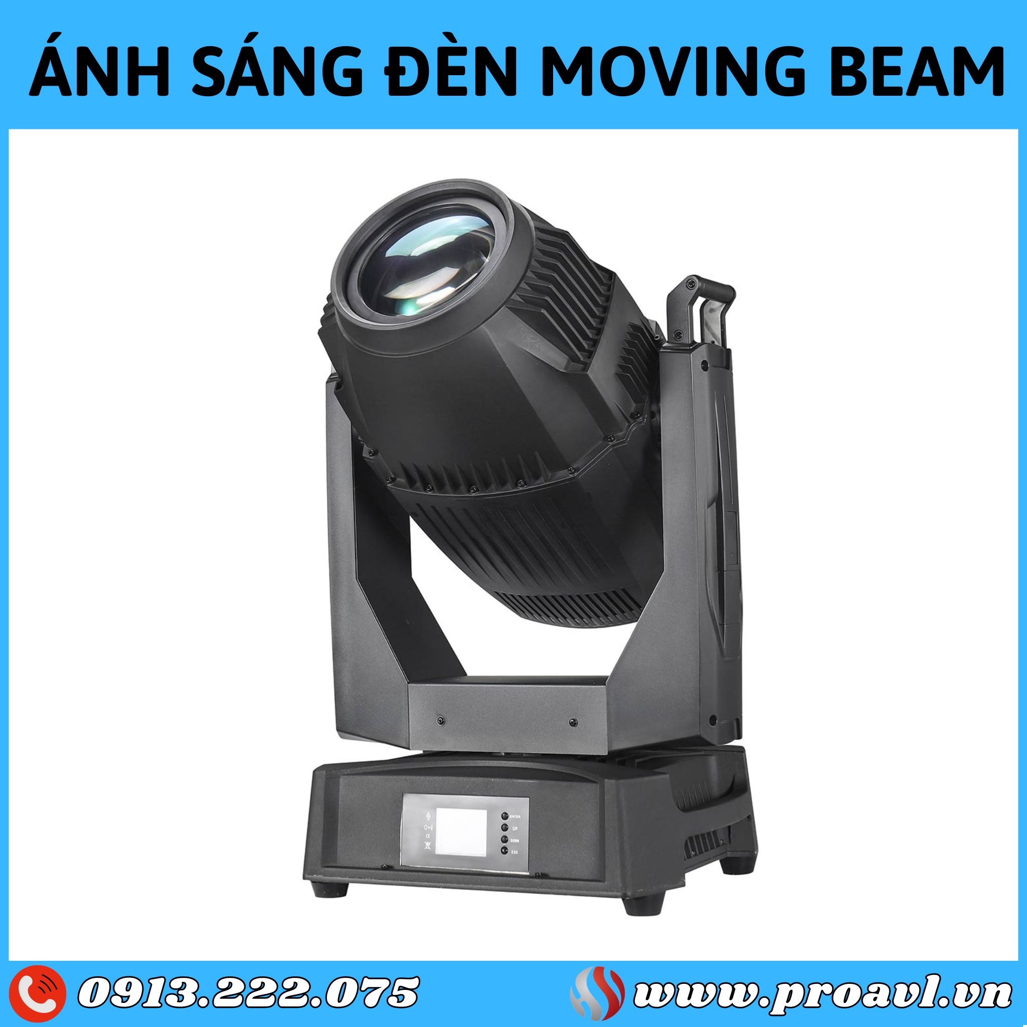 Construction and installation of Moving Beam lighting system