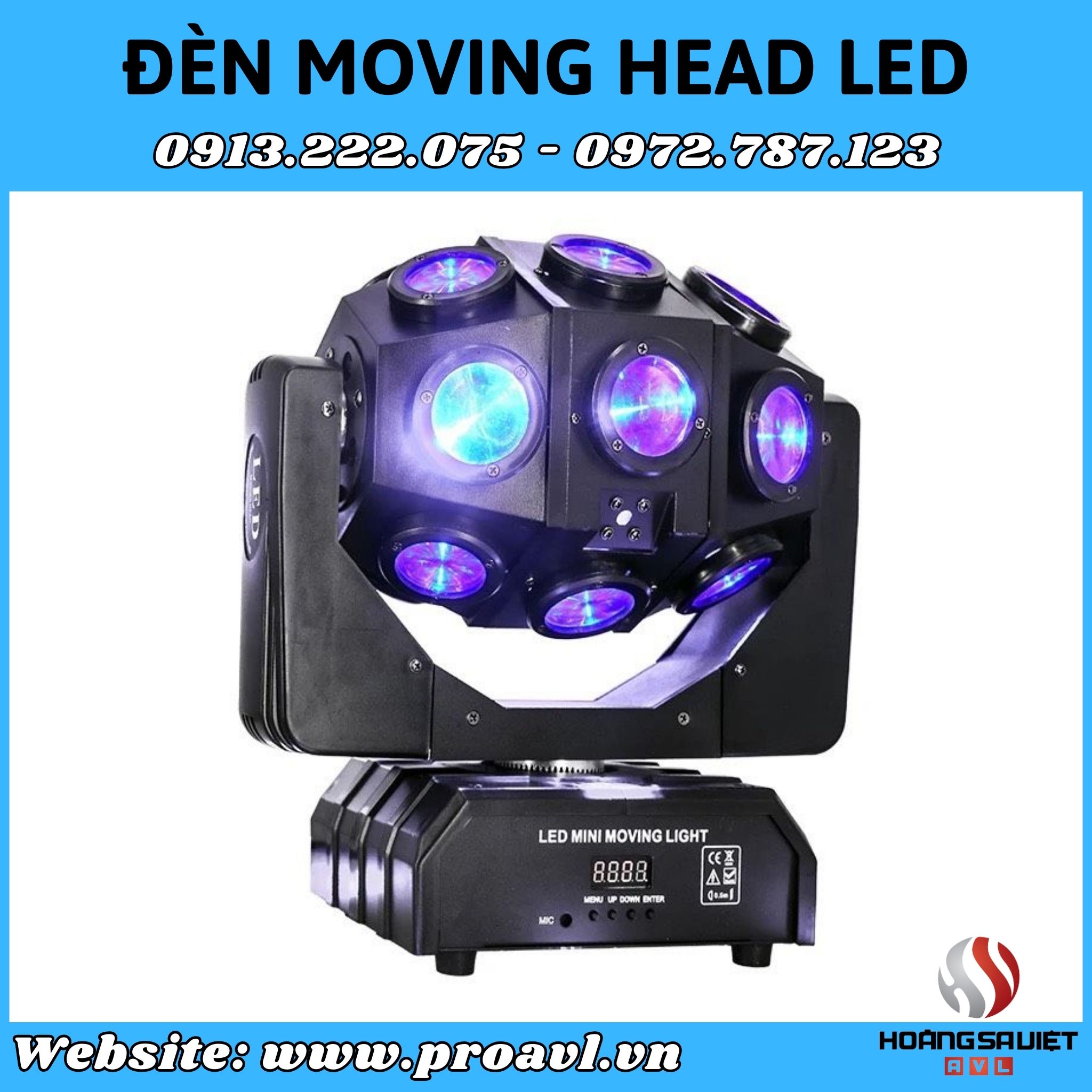 Genuine Moving Head Led lights at HSV ProAVL