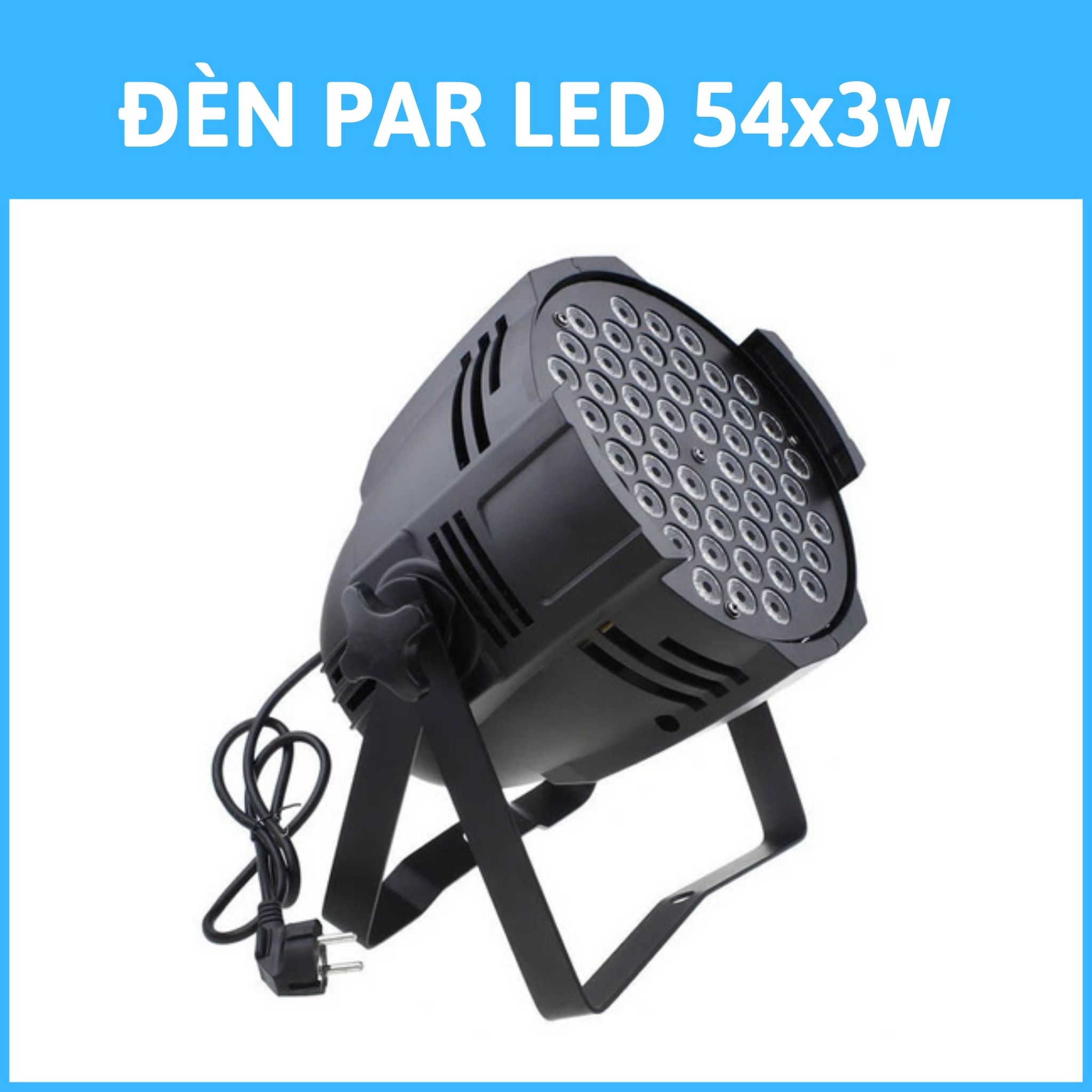 Đèn Par Led 54x3w đổi màu RGBW
