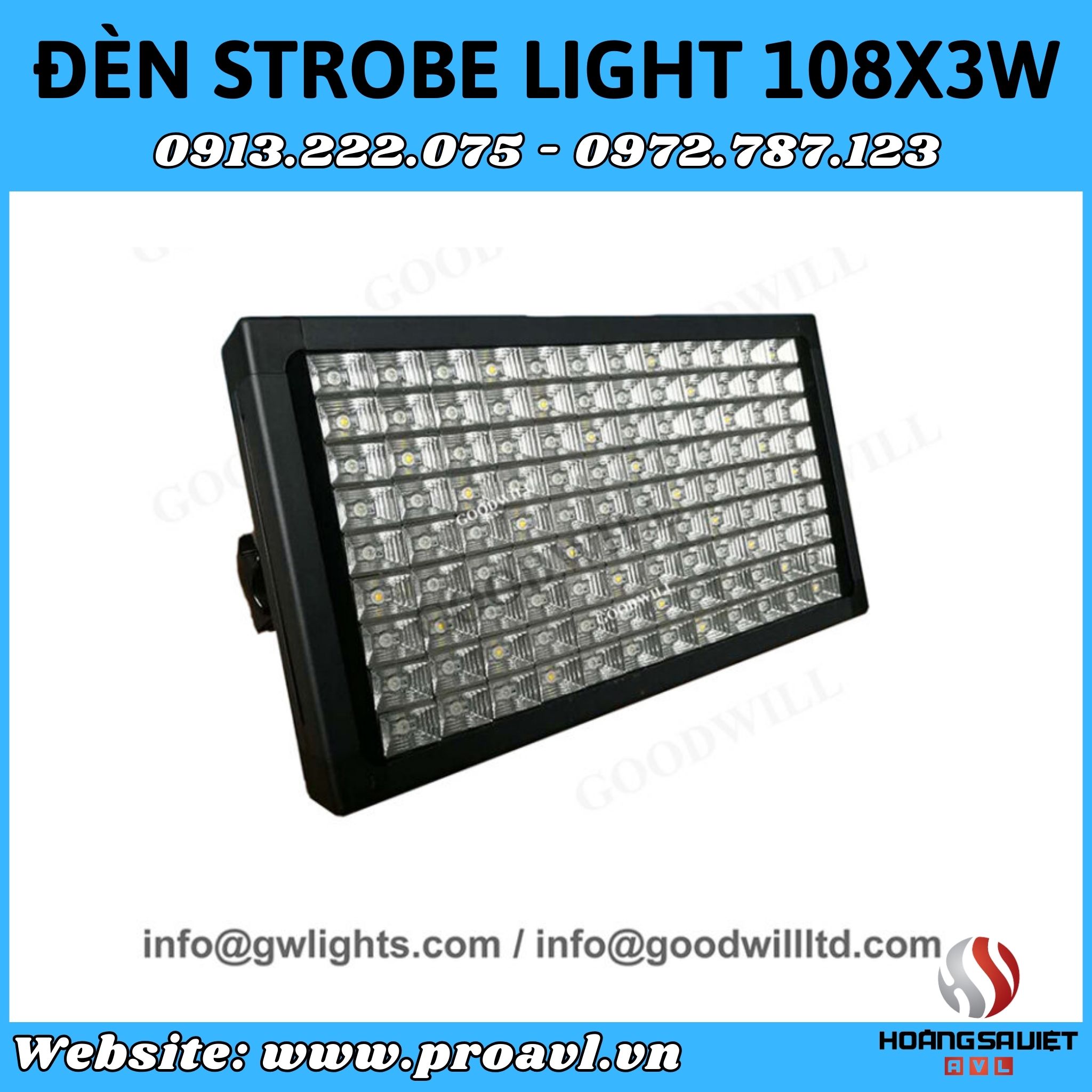 Genuine Strobe light 108X3W at HSV ProAVL