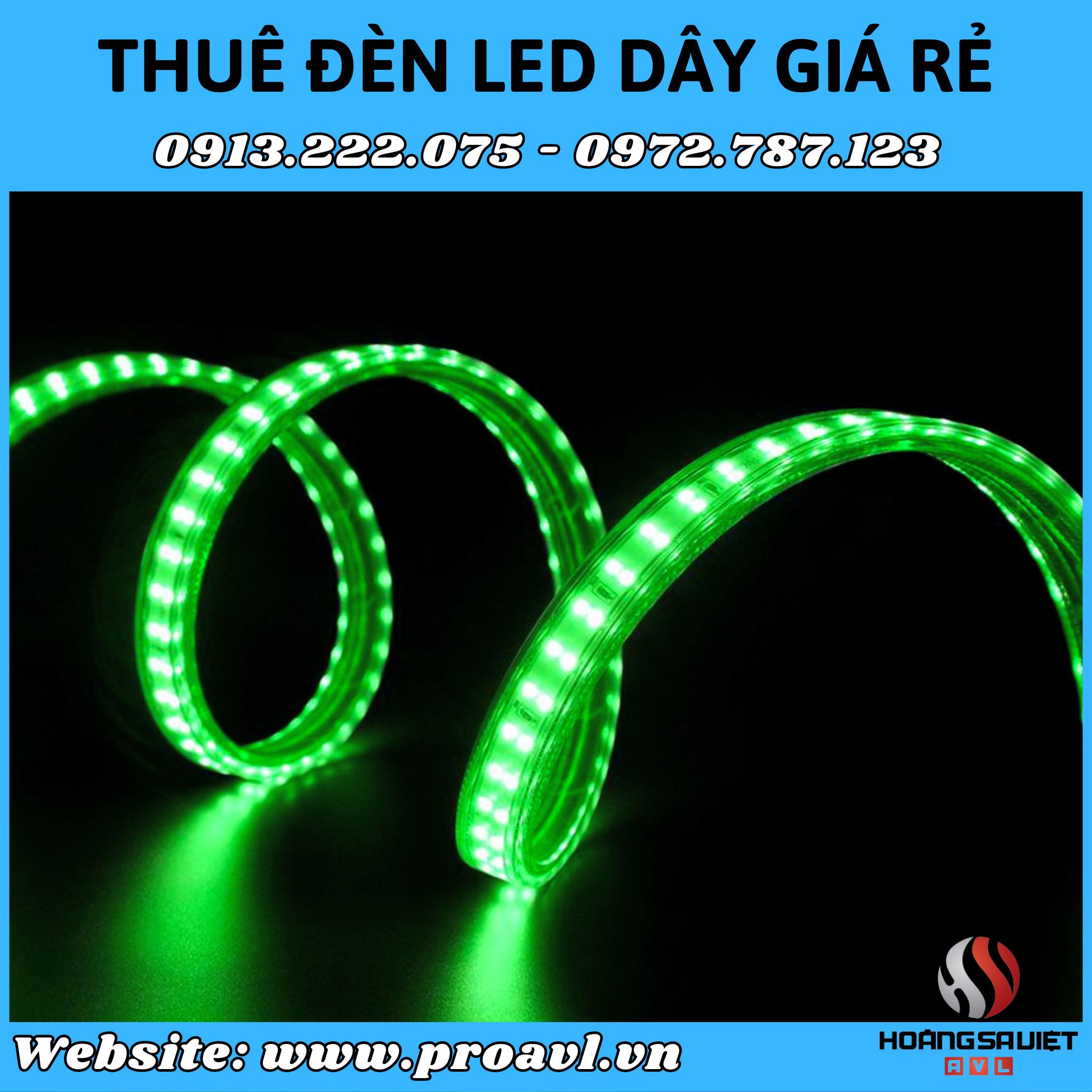 Bán và Cho thuê đèn Led dây trang trí tại Hà Nội