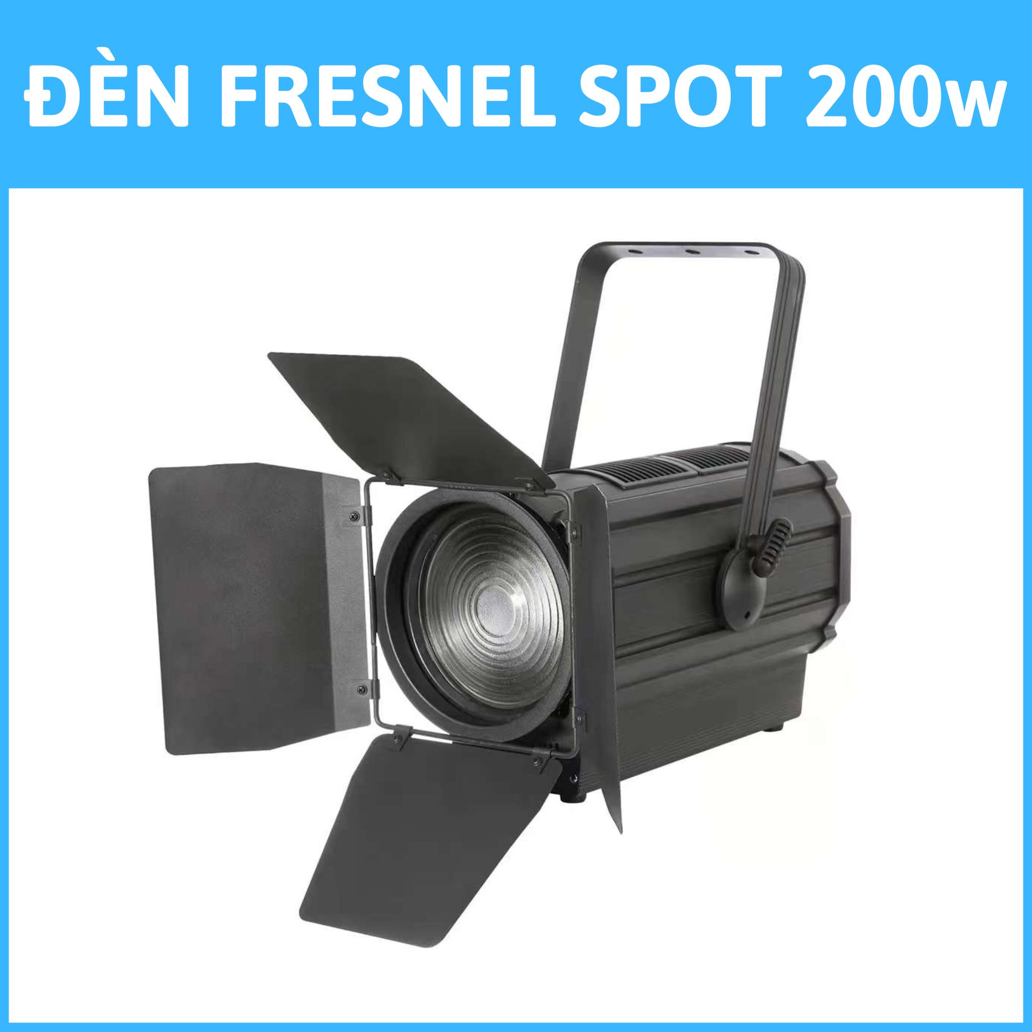 Đèn Fresnel Spot Led 200w sân khấu 