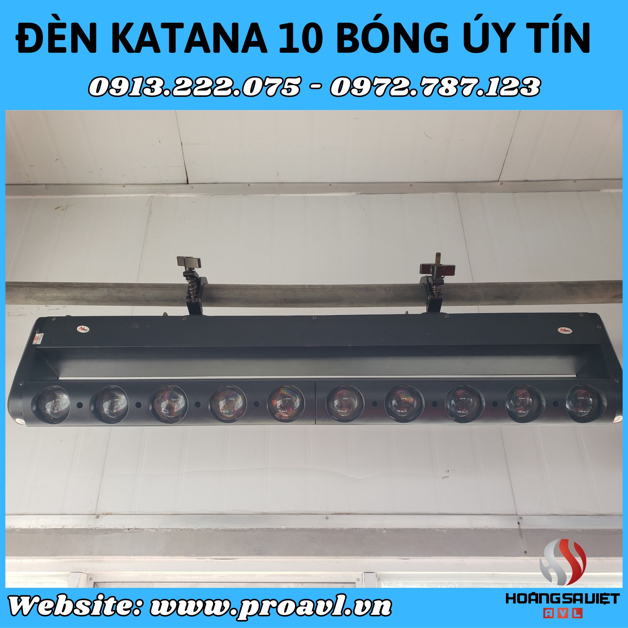 Cho thuê đèn Katana giá rẻ tại Hà Nội