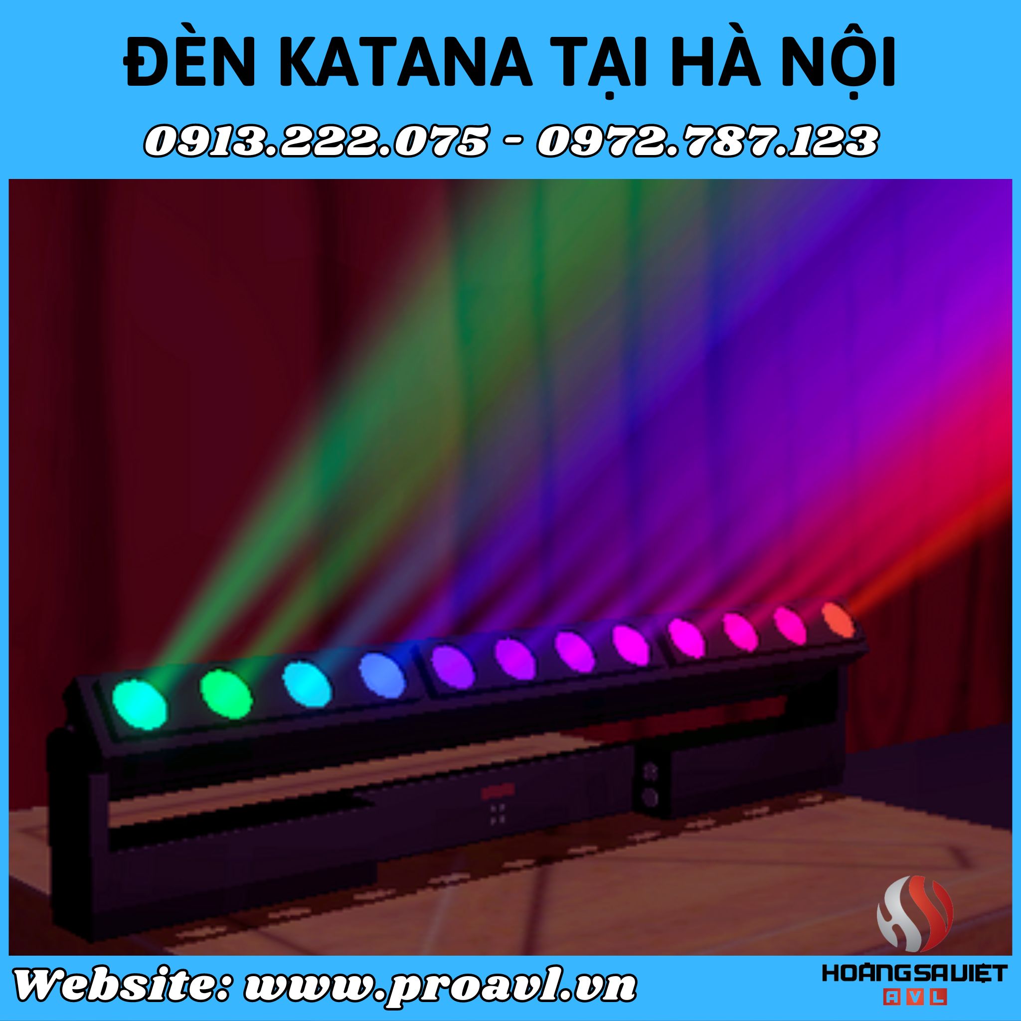 Cheap Katana lamp rental in Hanoi