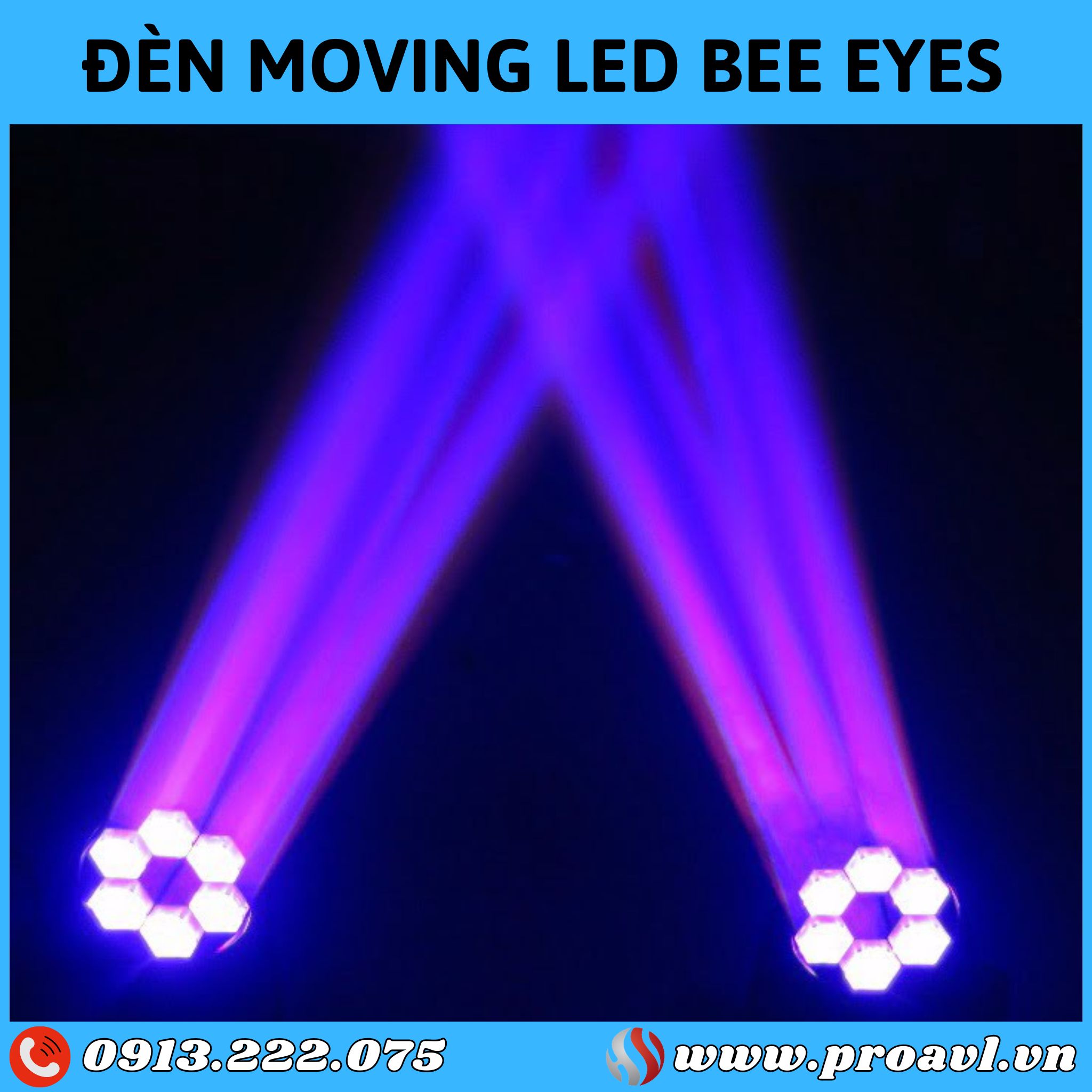 Bee Eye LED Moving Light with good price and reputation at HSV ProAVL