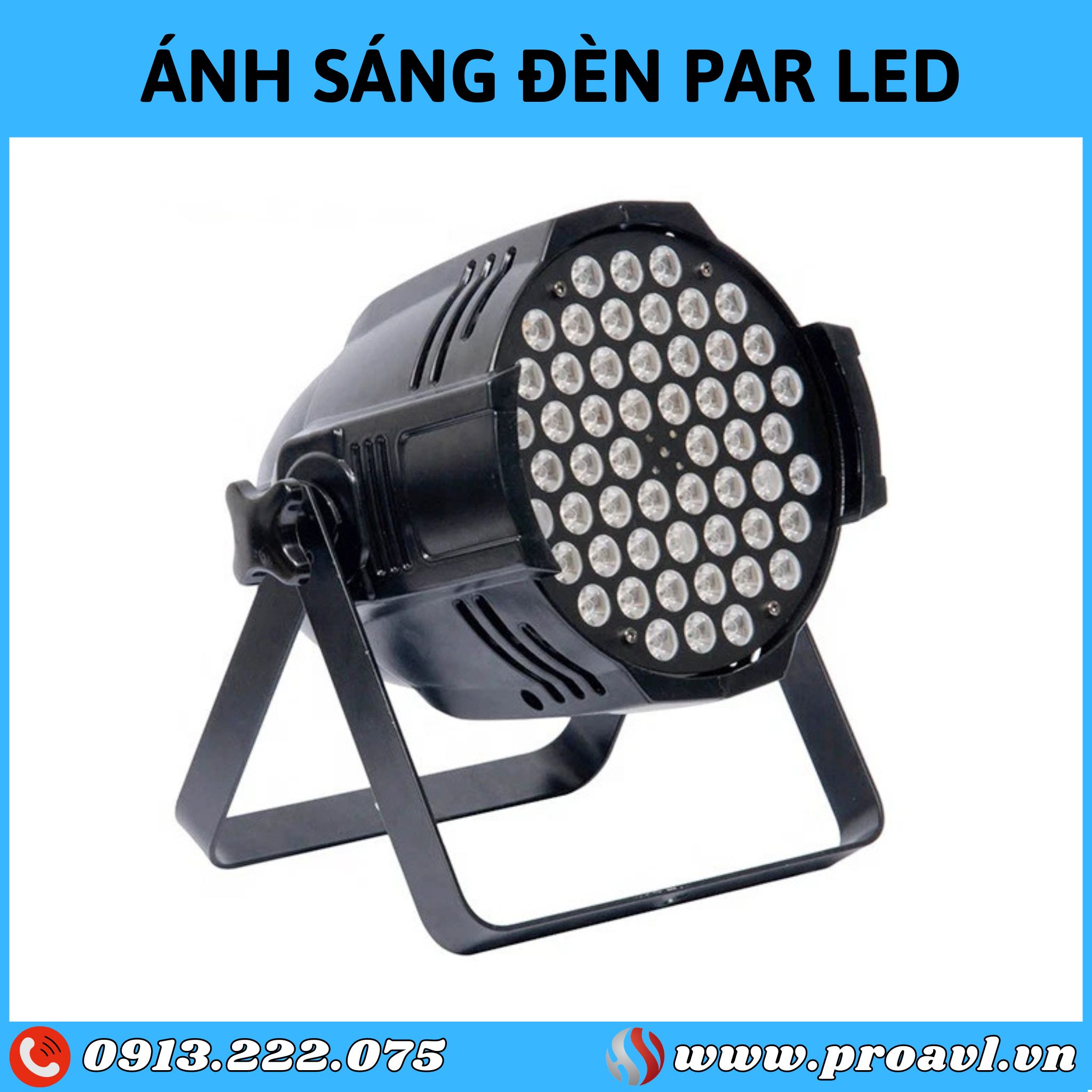 Construction and installation of Par Led lighting system 