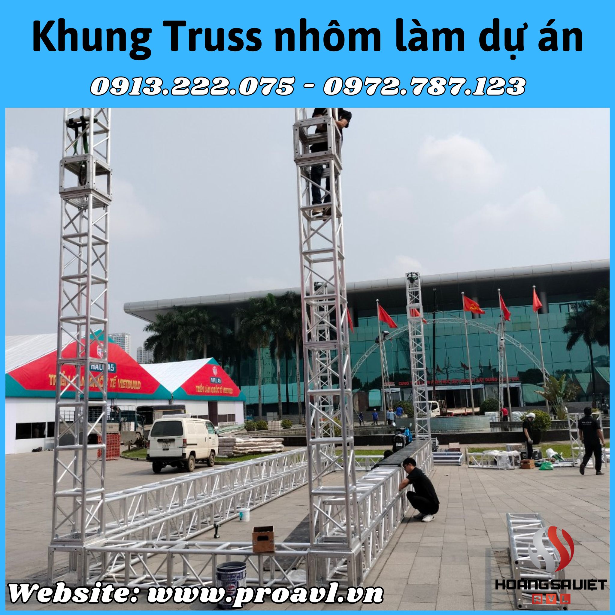 Khung Truss nhôm làm dự án