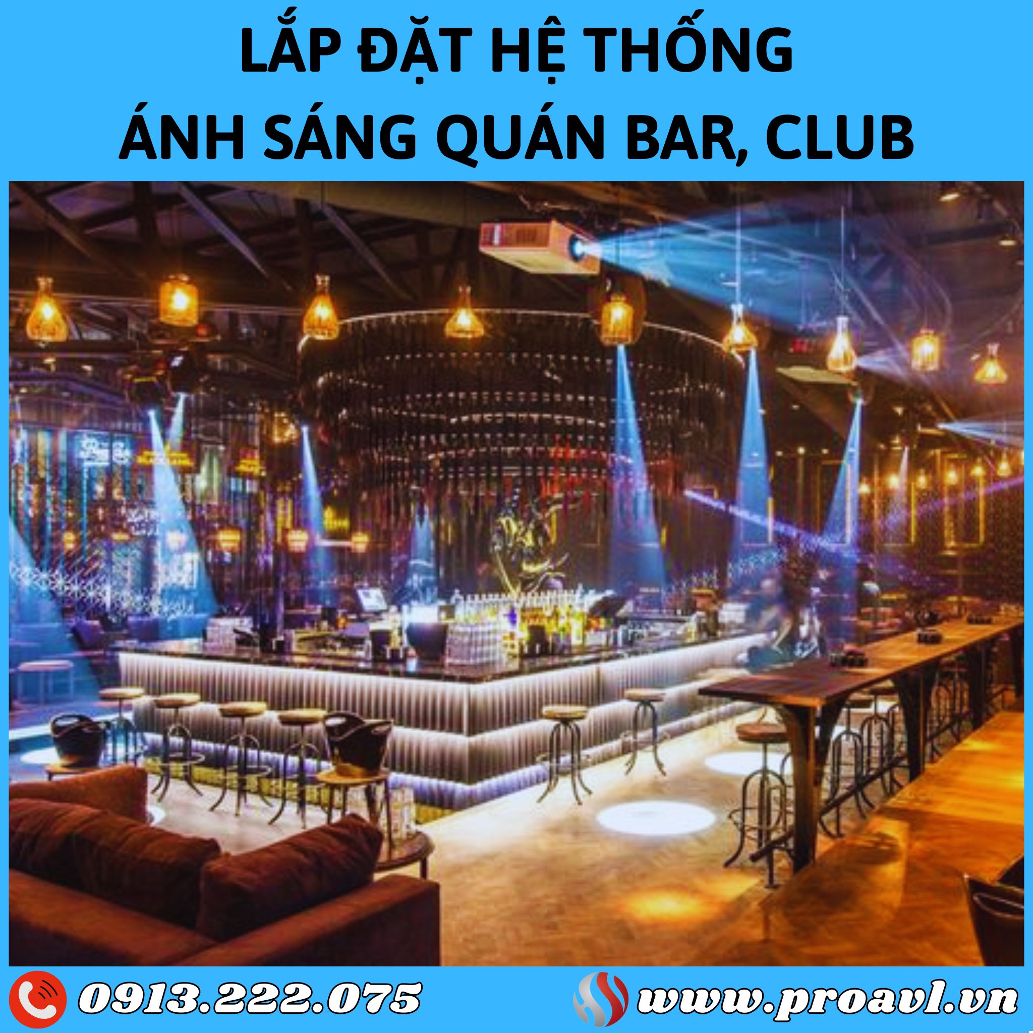 Construction and installation of bar lighting systems
