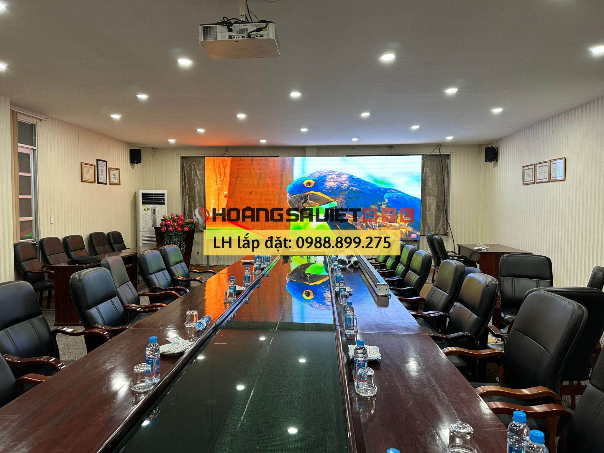 Image of P3 Indoor LED screen after completion of construction in Binh Duong