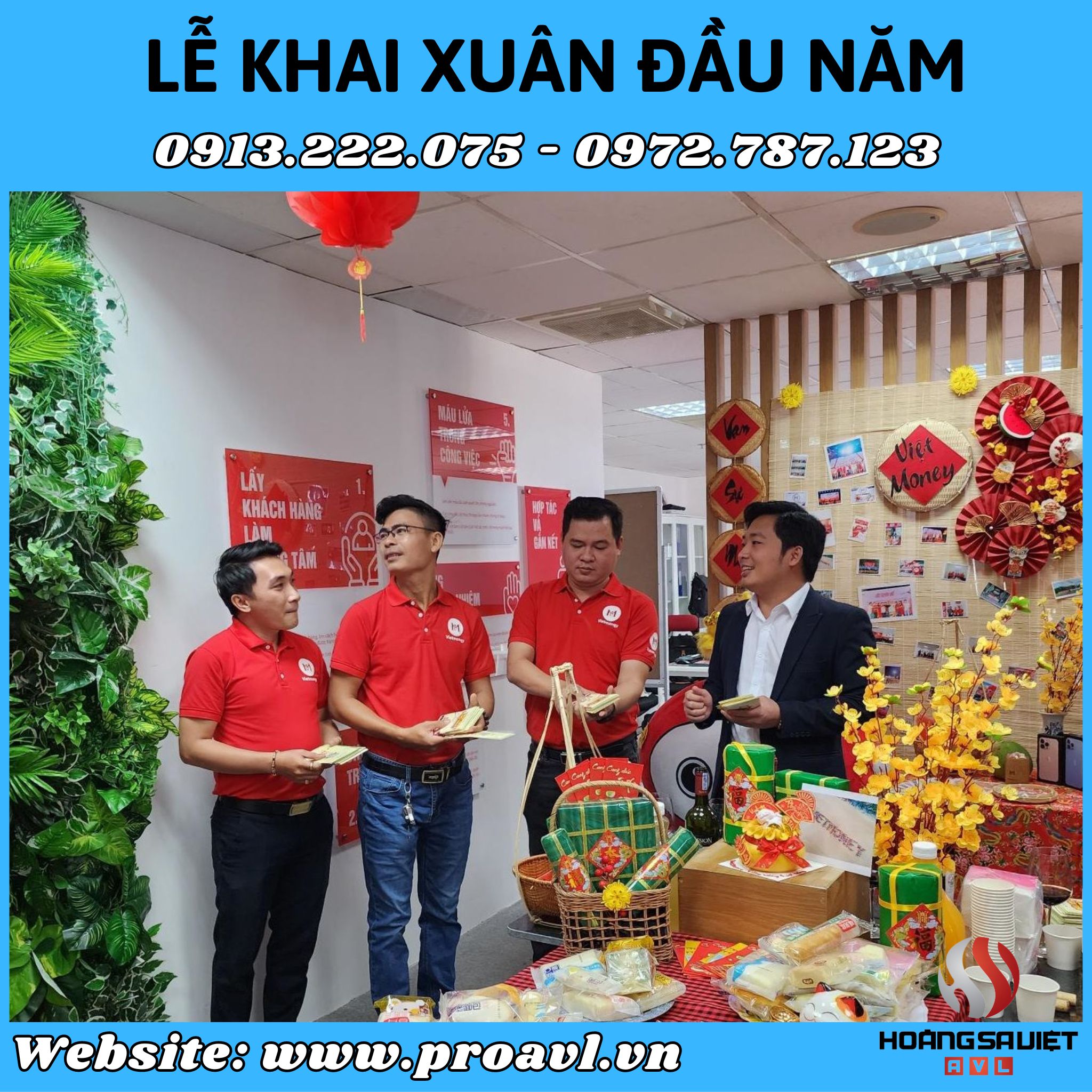 Lễ Khai xuân đầu năm tại Văn phòng