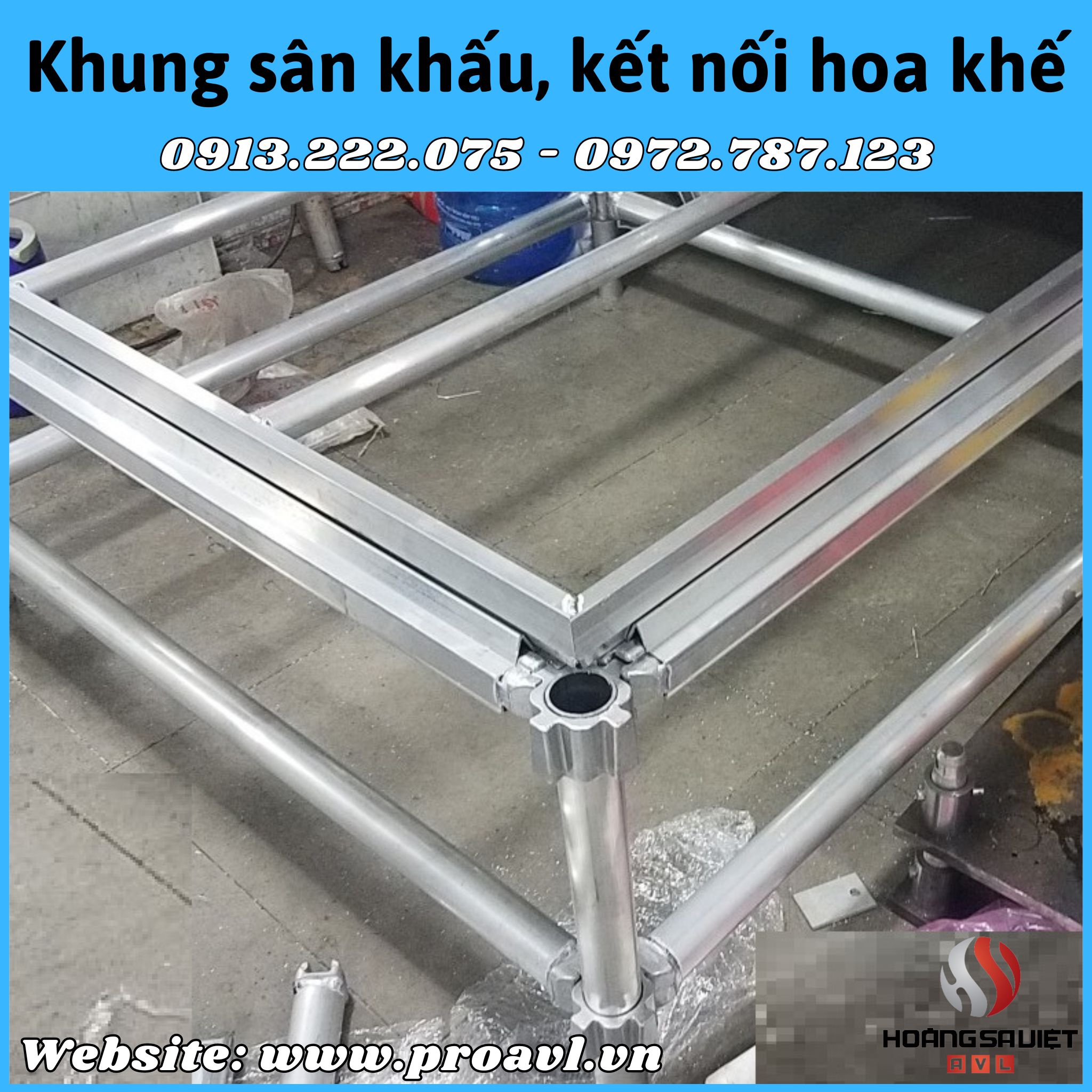 HSV ProAVL assembled stage frame