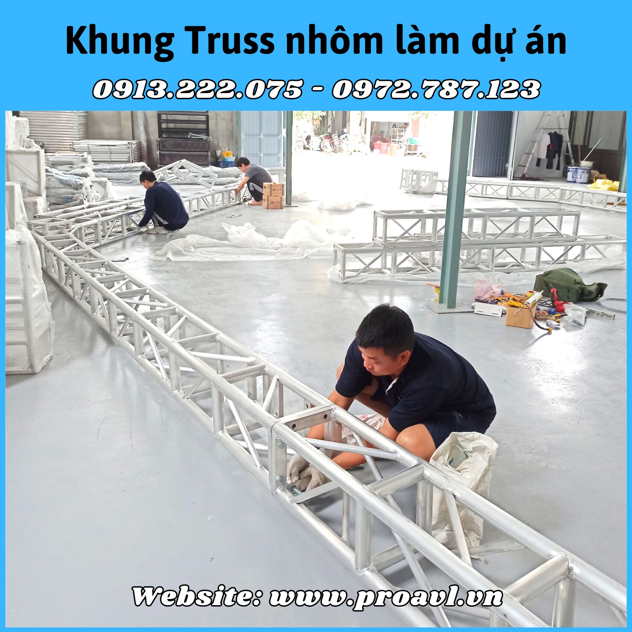 Cho thuê khung Truss nhôm tại Hà Nội