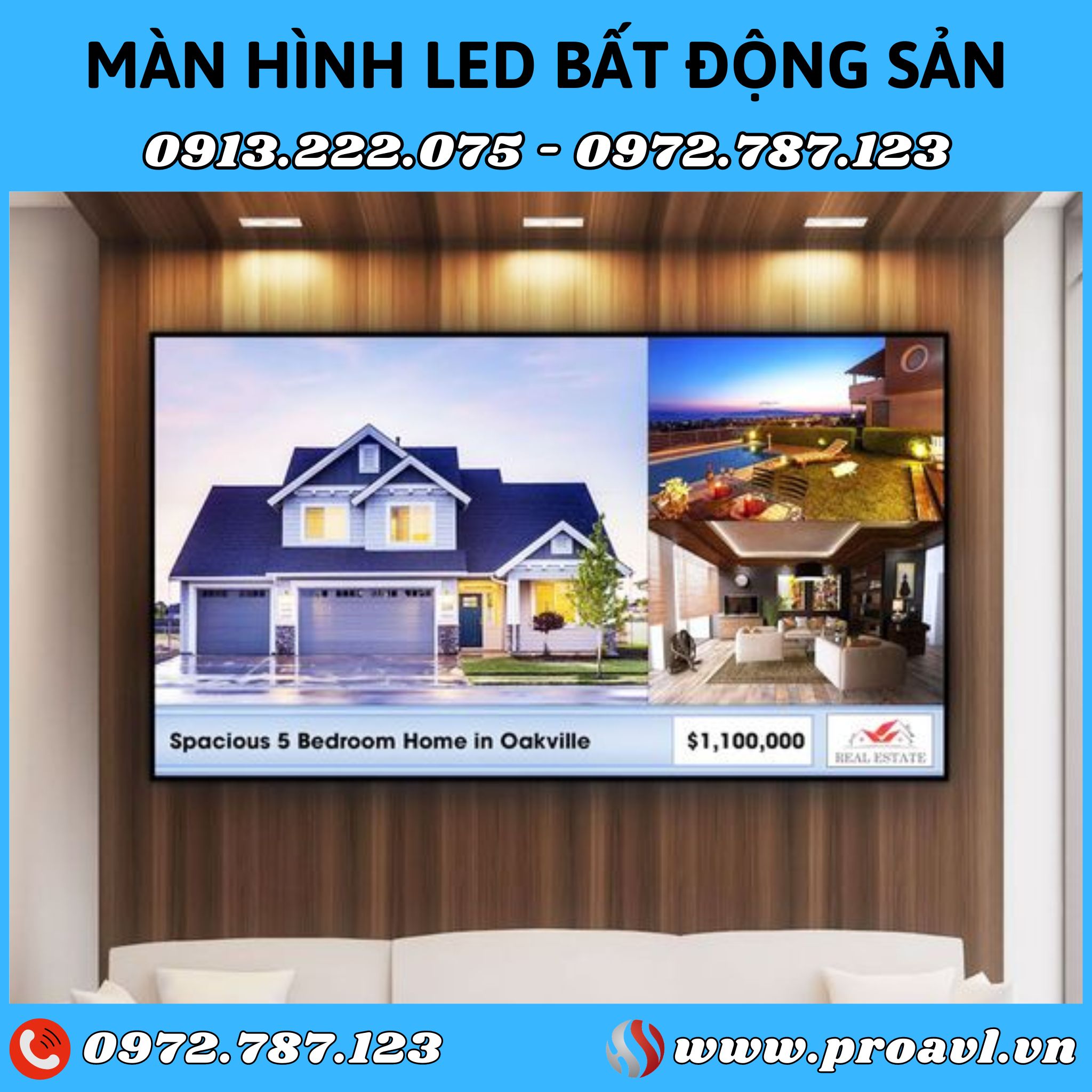 Real estate LED screen