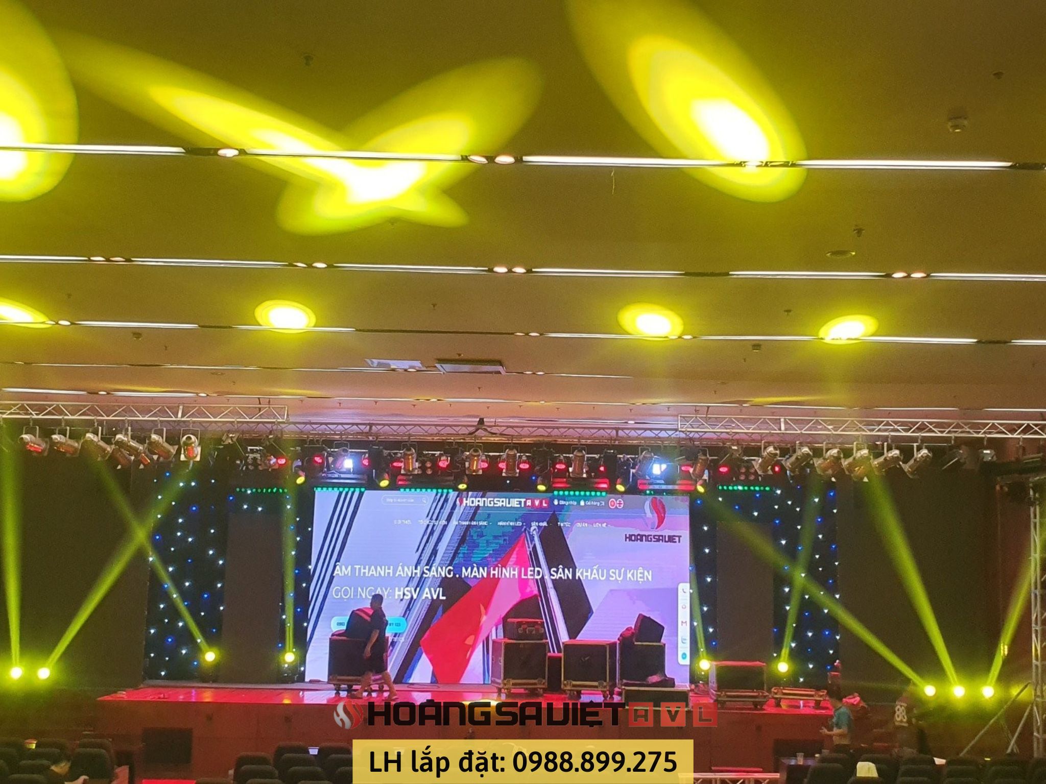 Rent Sound - Lighting, LED screen at Nguyen Binh Khiem Secondary and High School