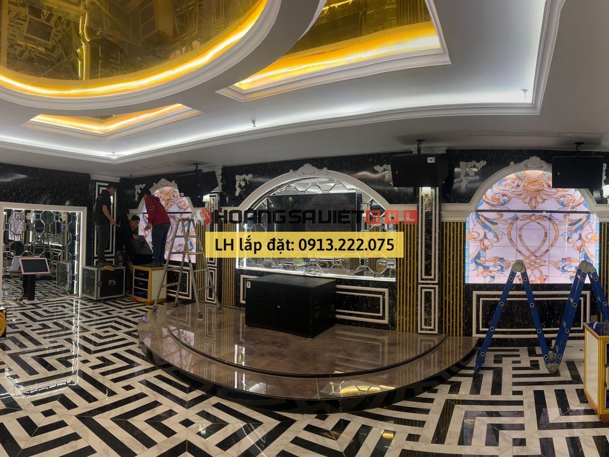 Giai đoạn 5: Hoàn thành thi công và lắp đặt Âm thanh - Bàn giao cho khách hàng