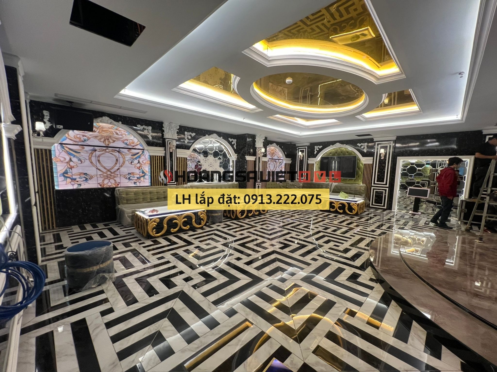 Giai đoạn 3: Không gian lắp đặt Âm thanh phòng Karaoke 