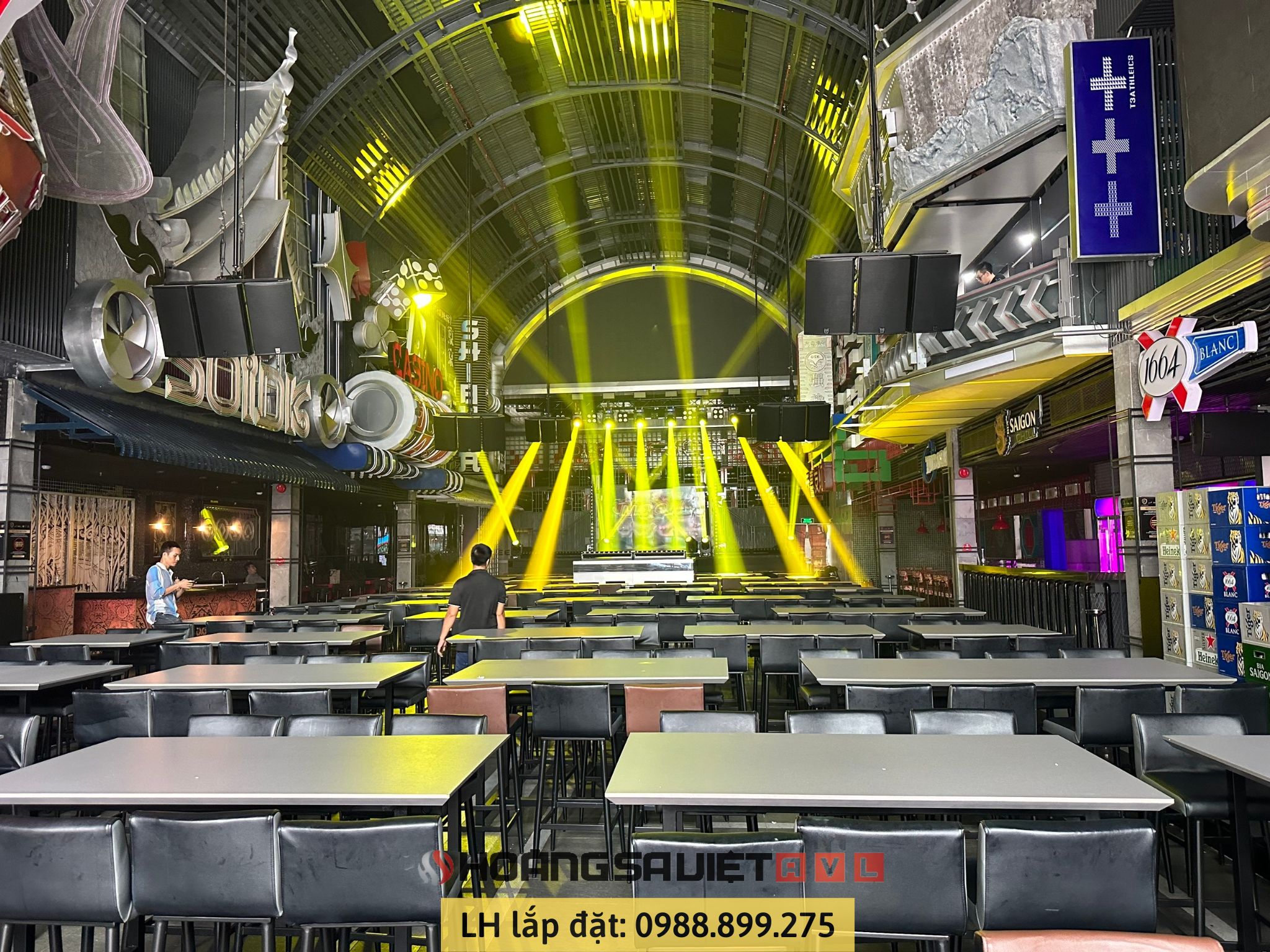 Complete installation of Lighting equipment at istrict K - District 1