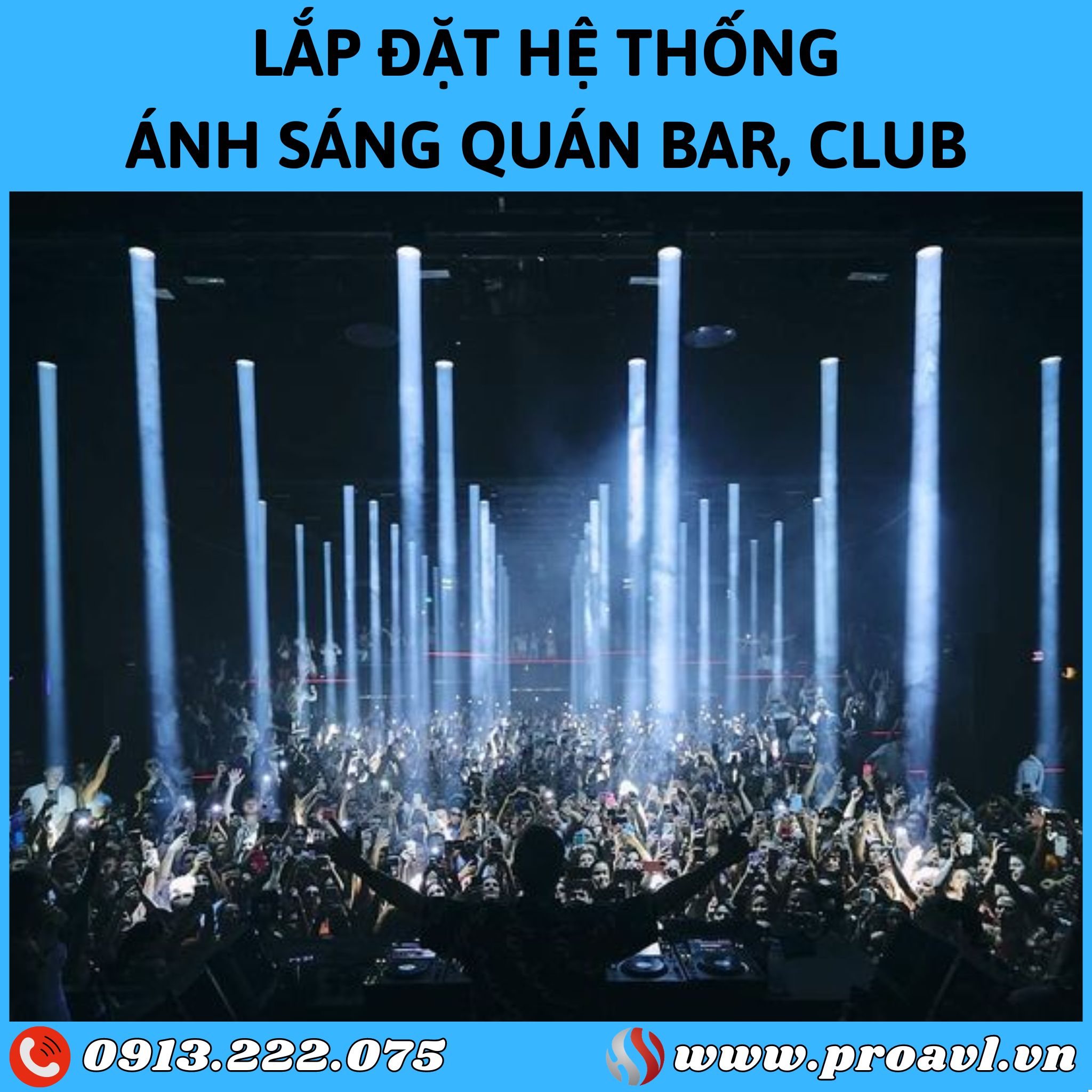 Construction and installation of Professional Bar and Club lighting 
