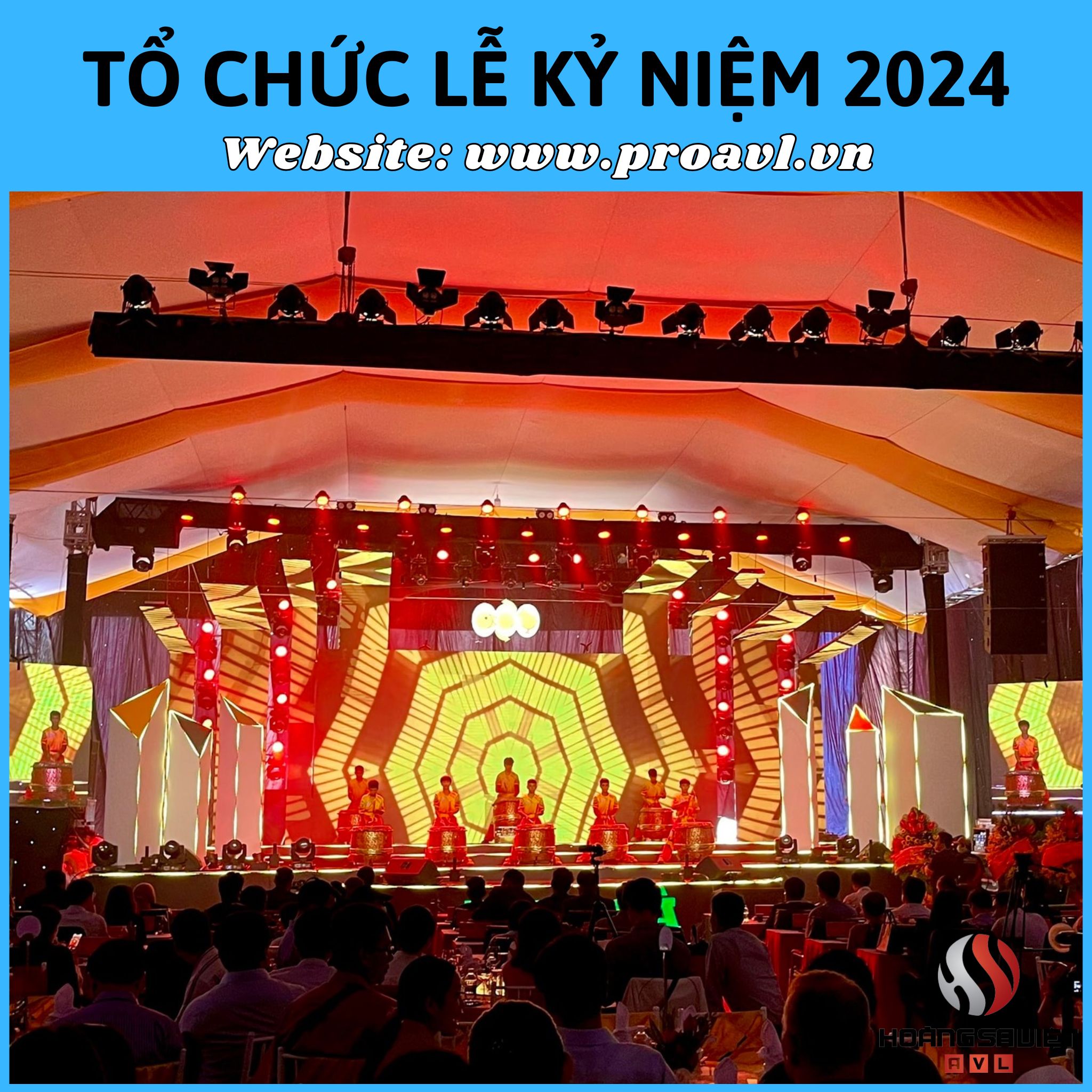 Organize the company's anniversary celebration 2024