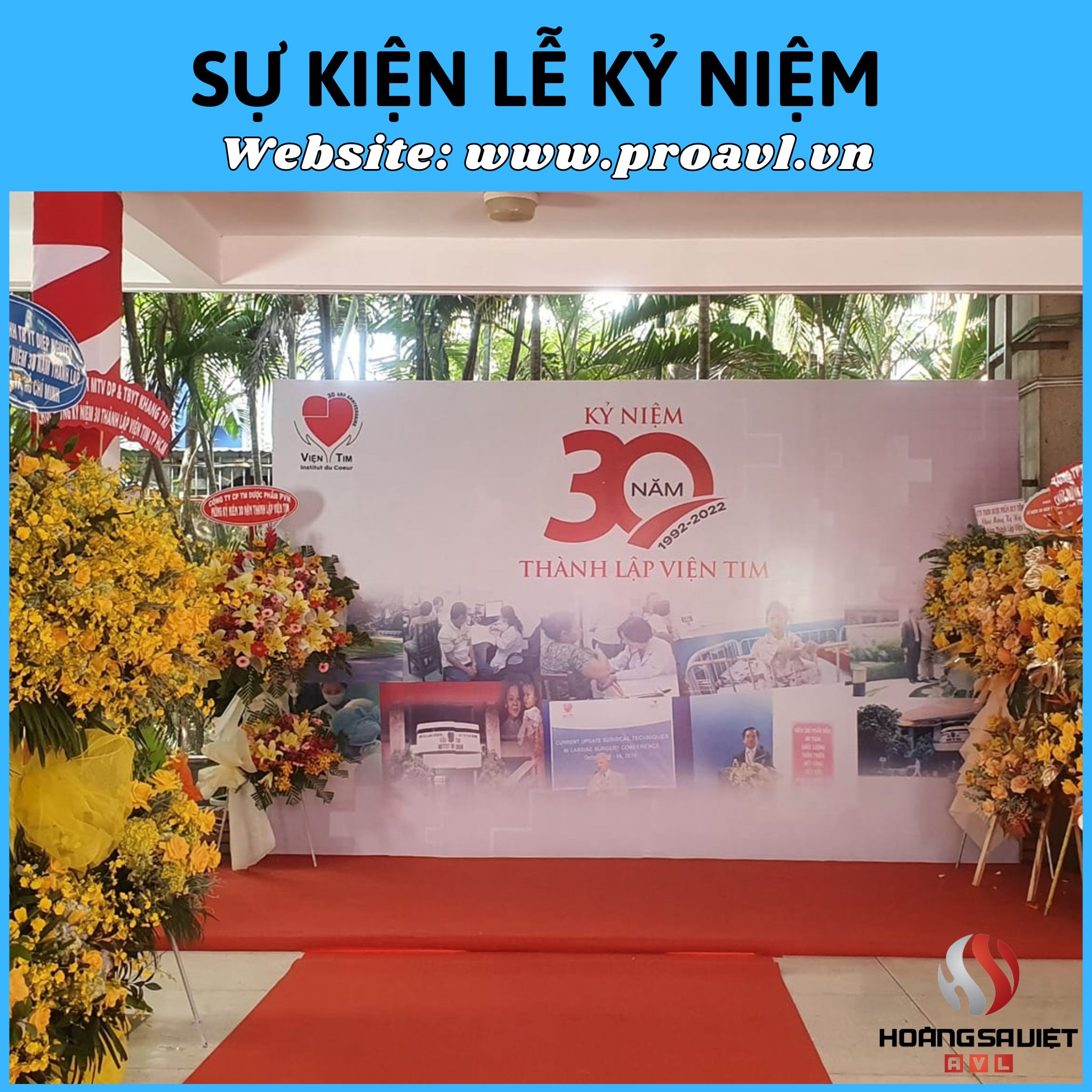 Organize company anniversary events