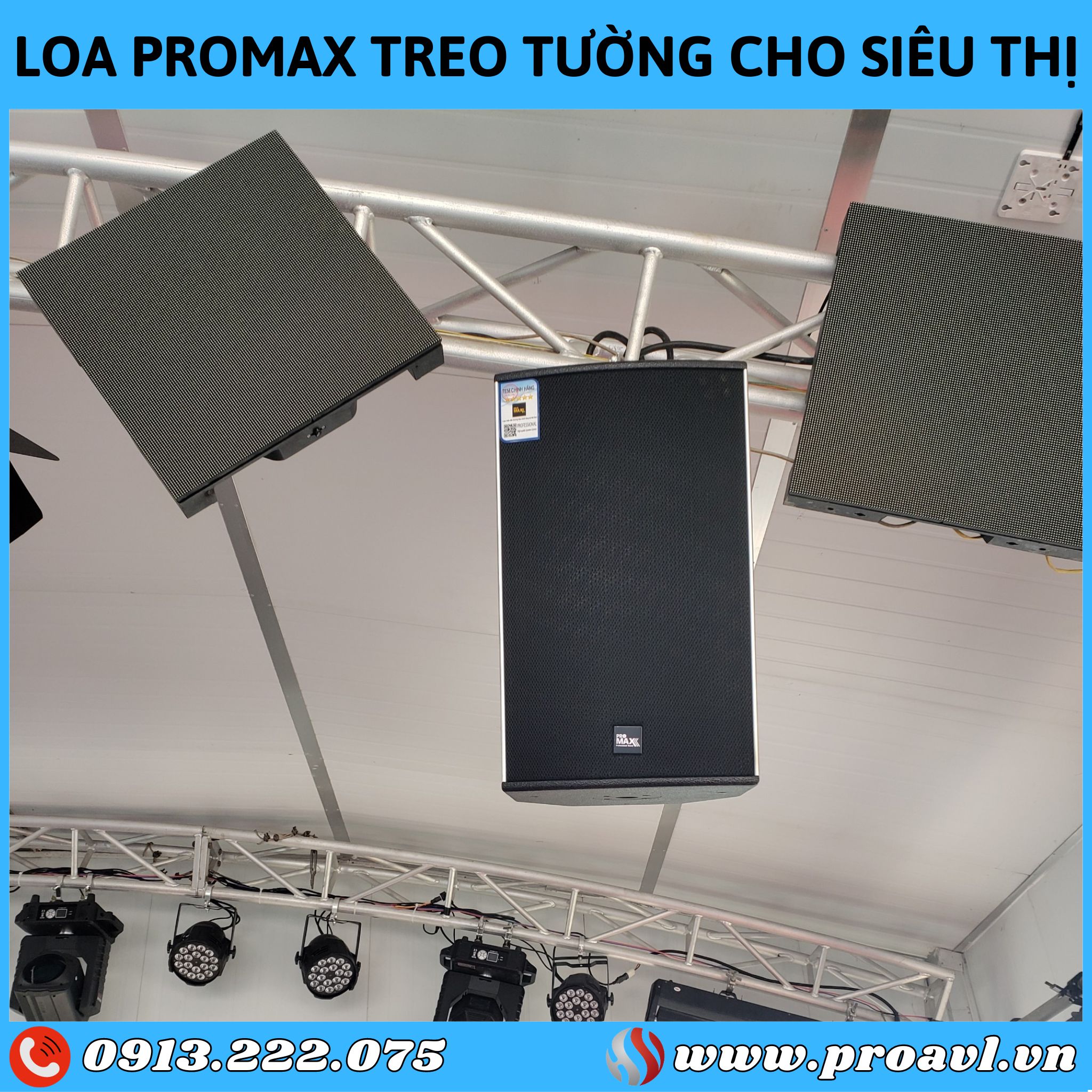 ProMax wall-mounted speakers