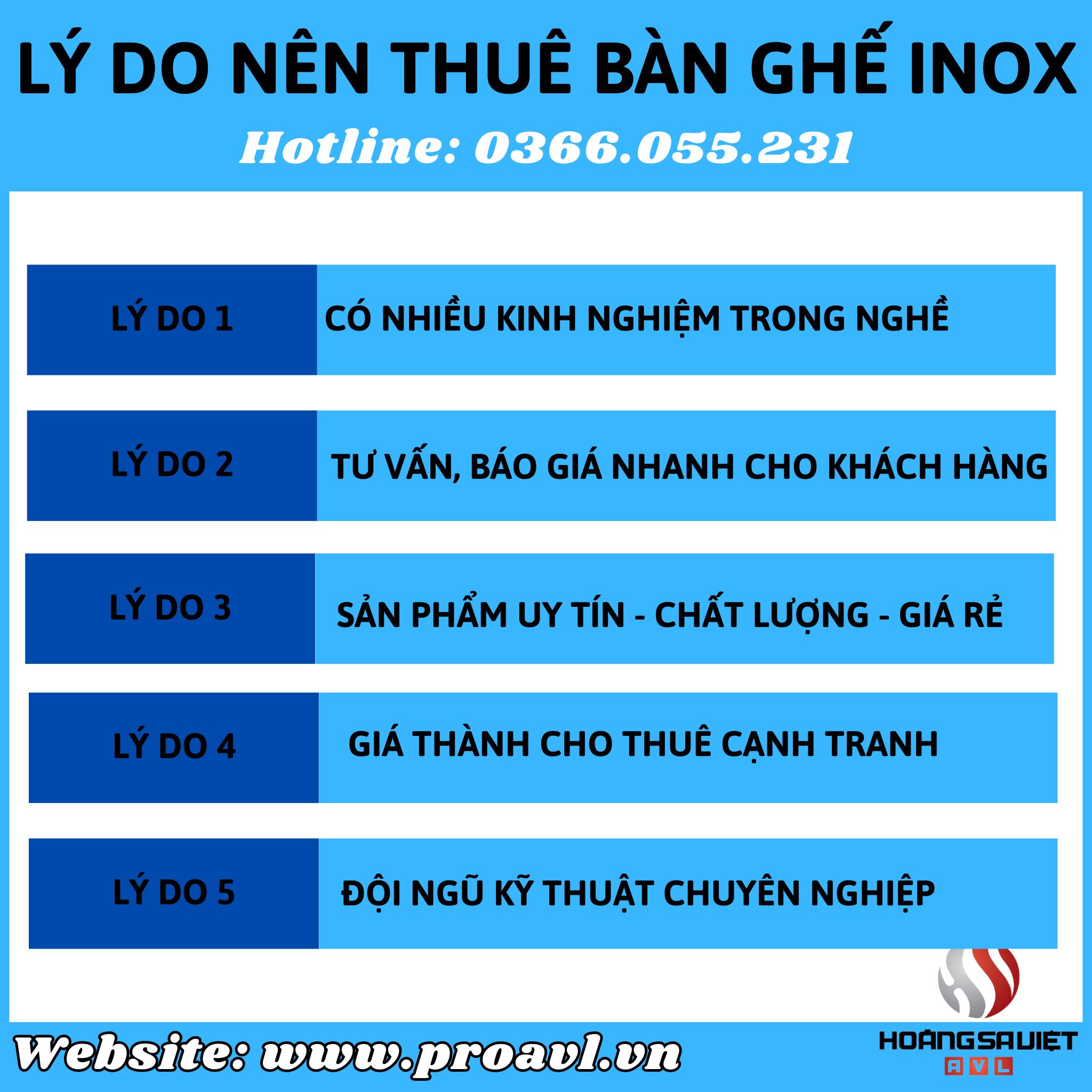 Lý do nên thuê ghế tròn Inox tại HSV AVL Hà Nội