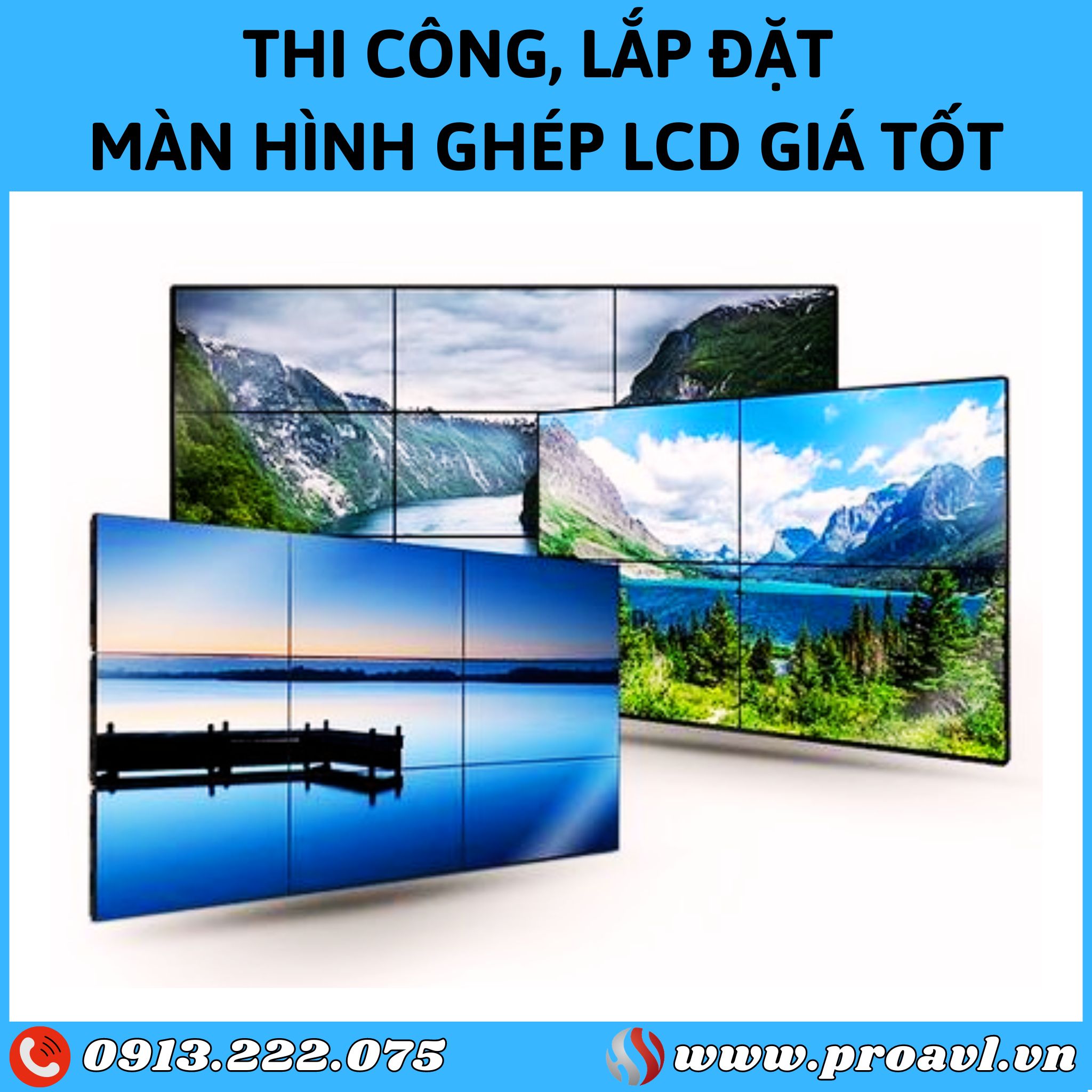 Install reputable LCD screens, good prices