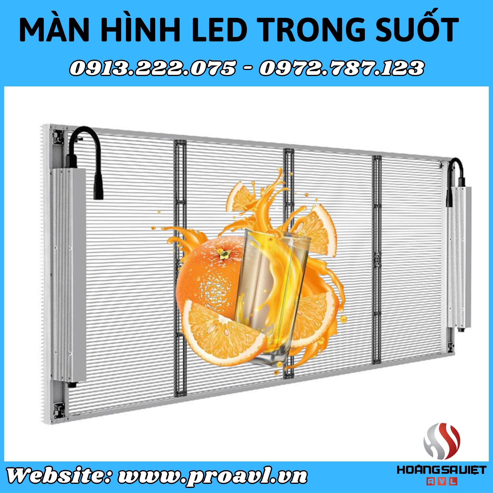 Prestigious transparent mesh LED screen rental in Hanoi