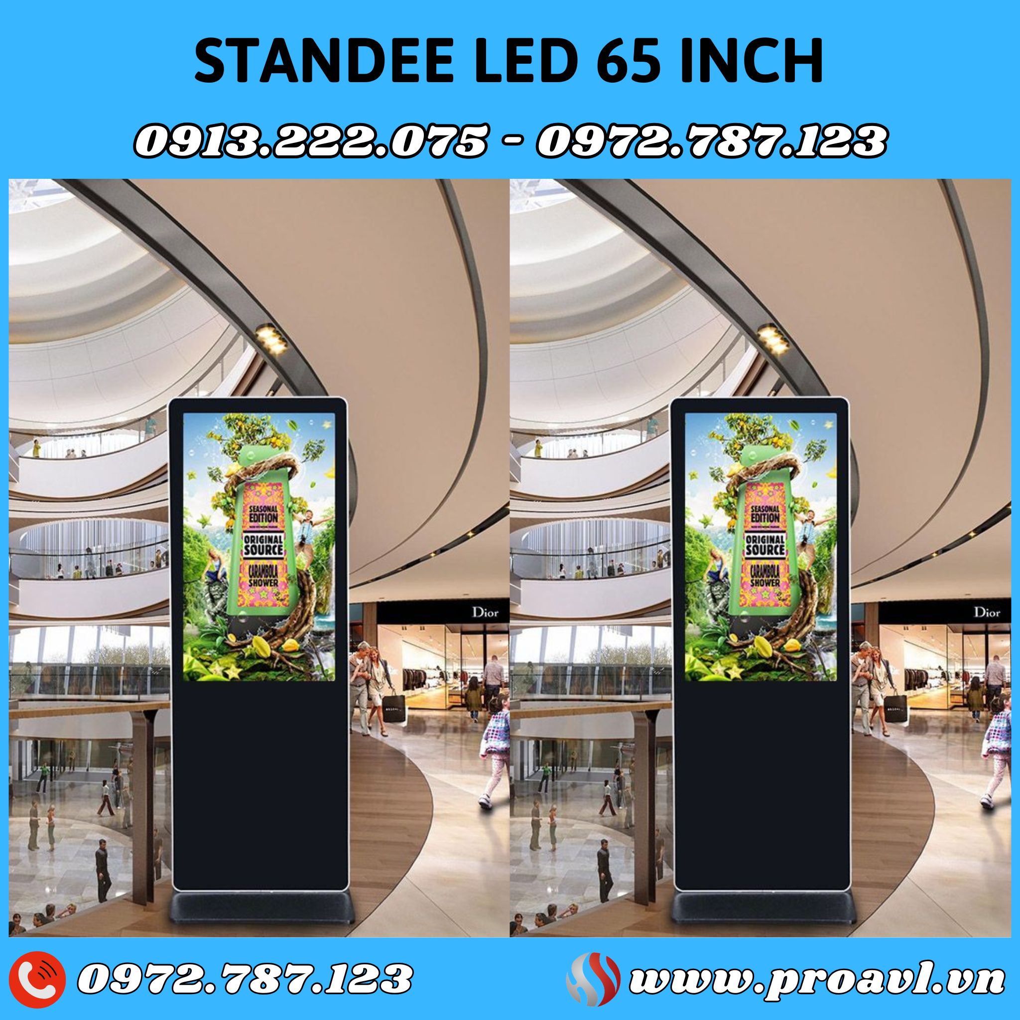 65 inch LED Standee