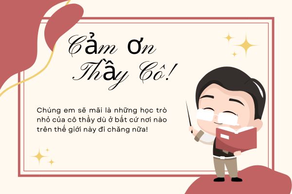 Mẫu thiệp chúc mừng Ngày Nhà Giáo Việt Nam 20/11 đẹp
