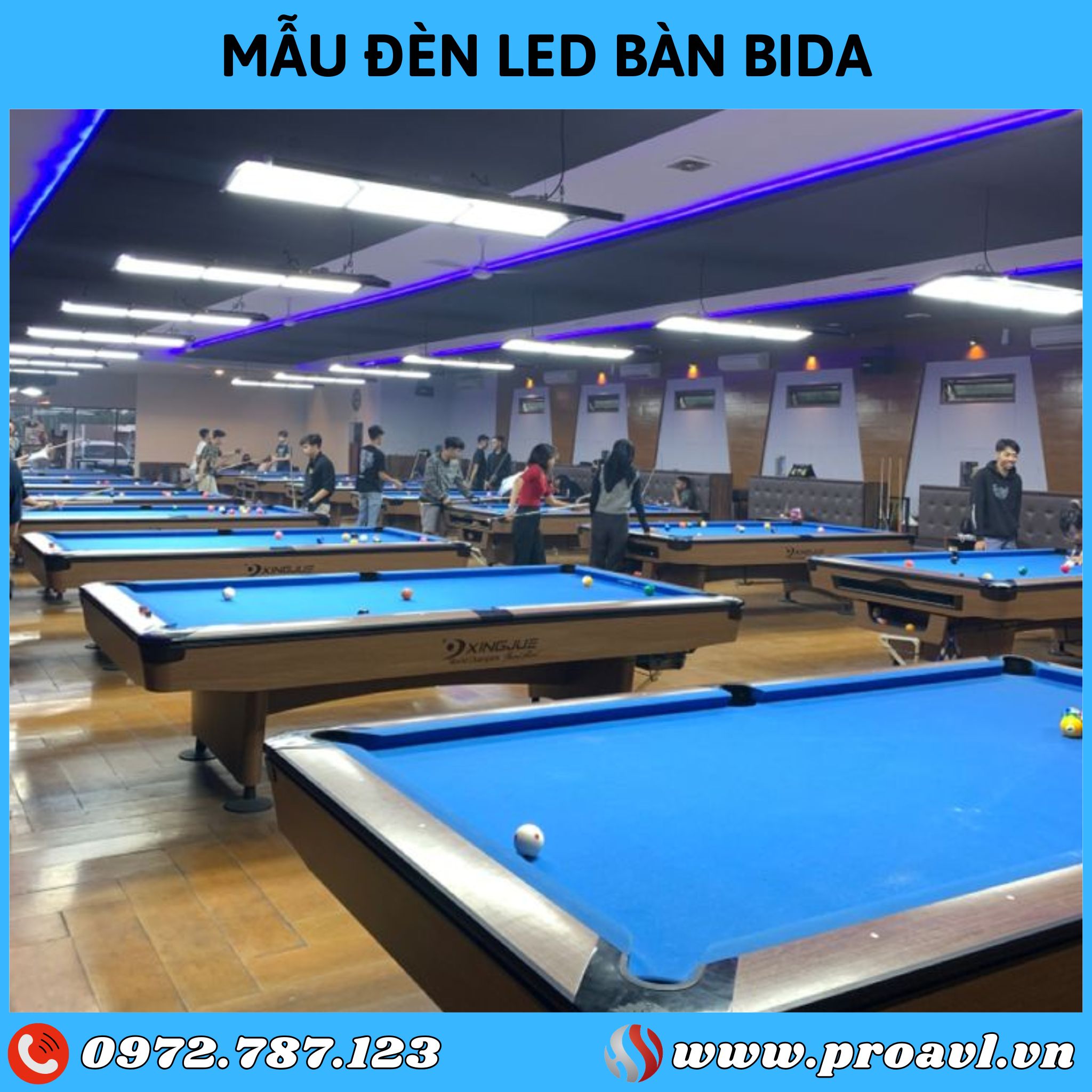 Billiard table LED lights