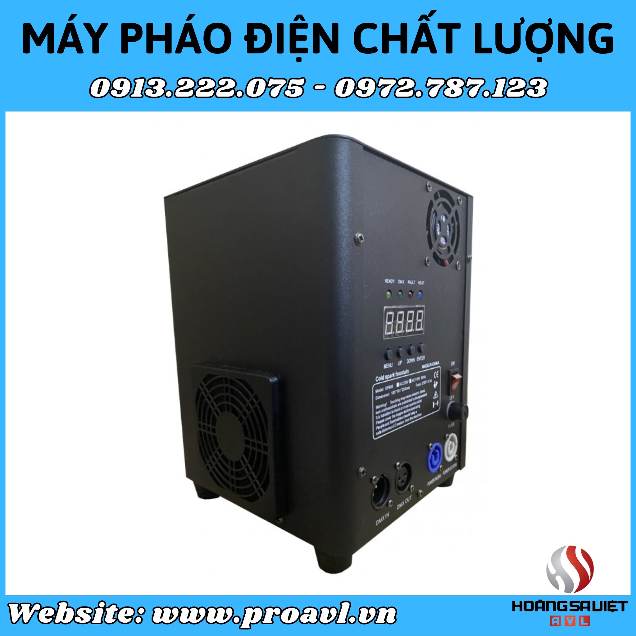 Thuê máy pháo điện chất lượng tại HSV ProAVL Hà Nội