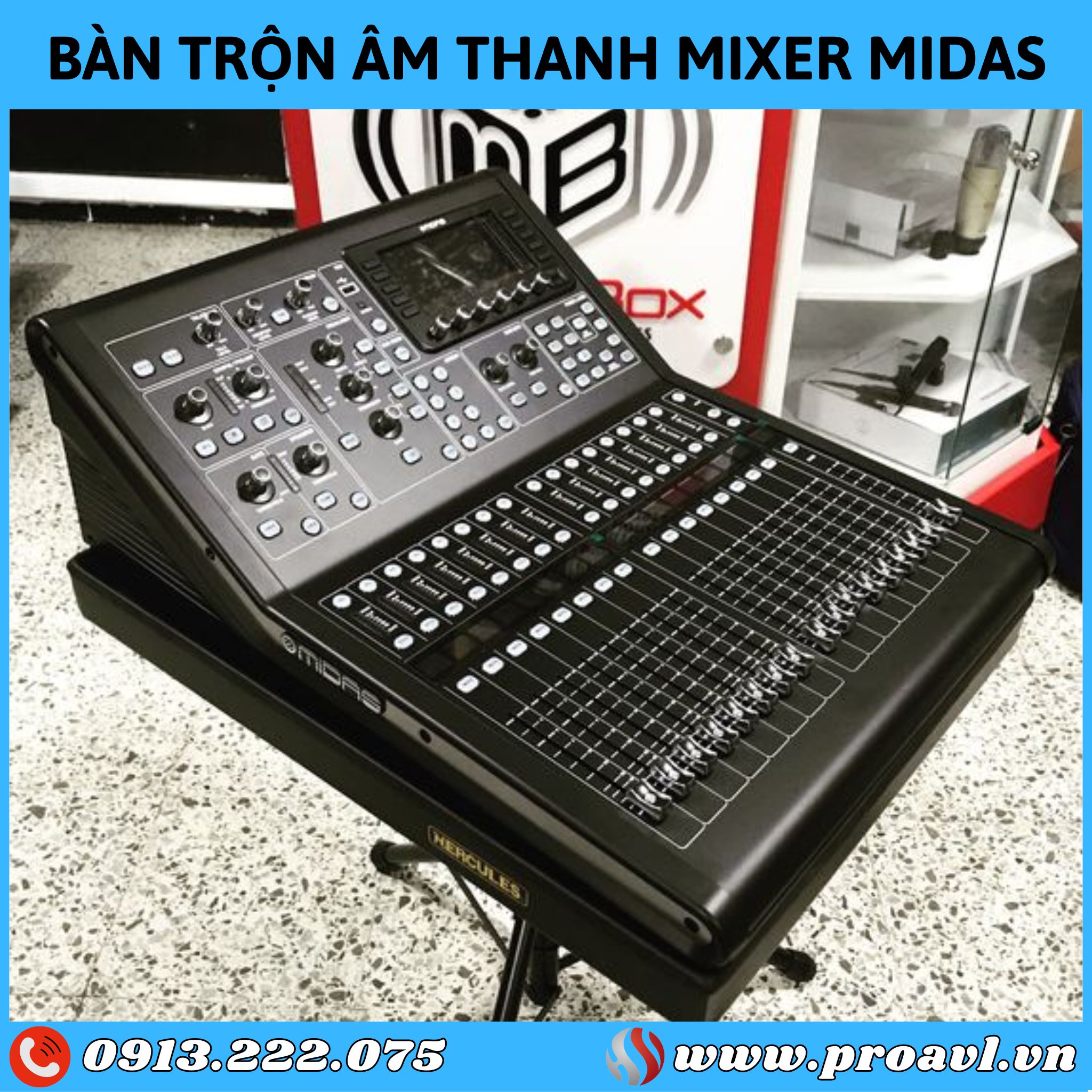 Midas mixer table