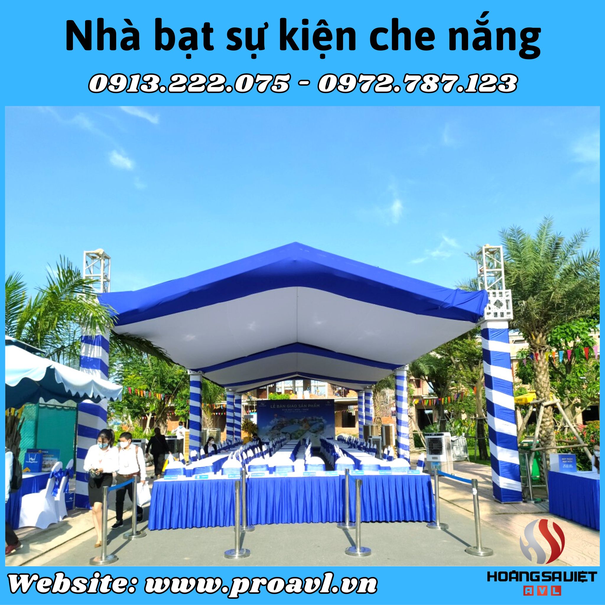 Event tent sunshade