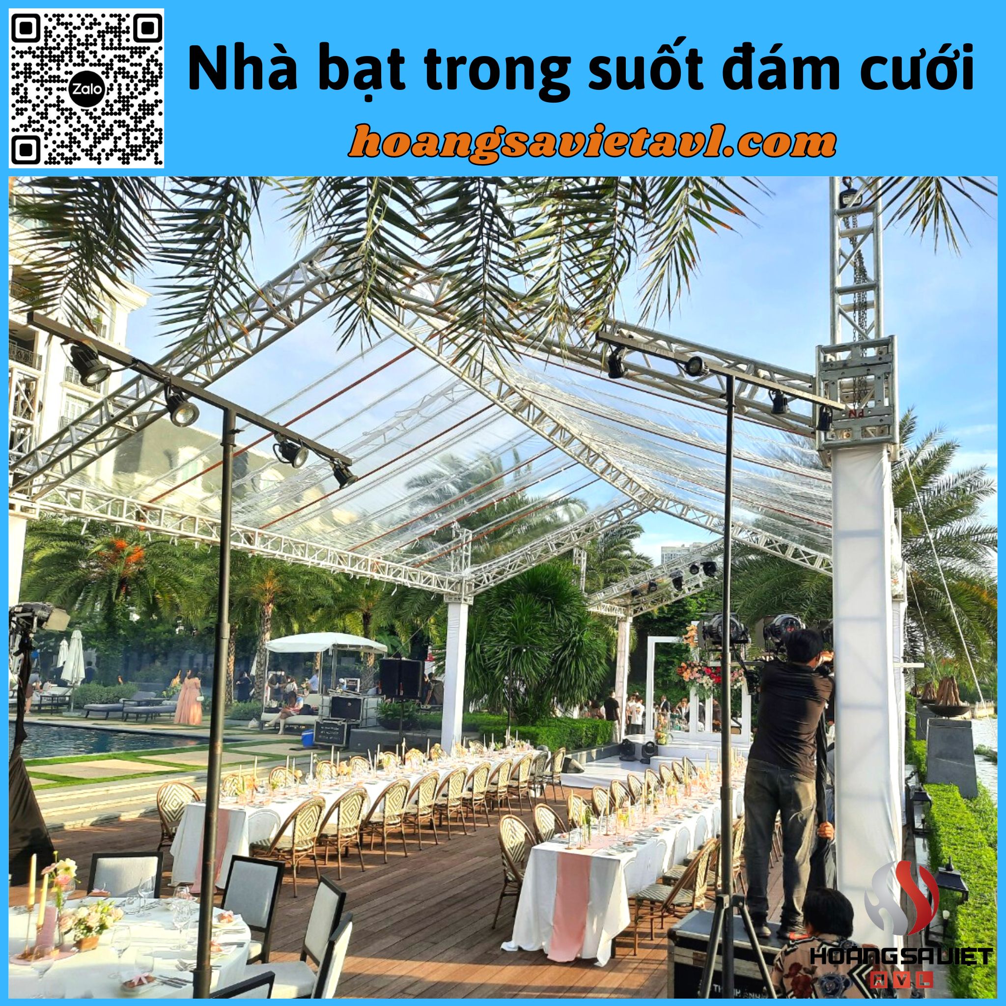 The house has a transparent roof