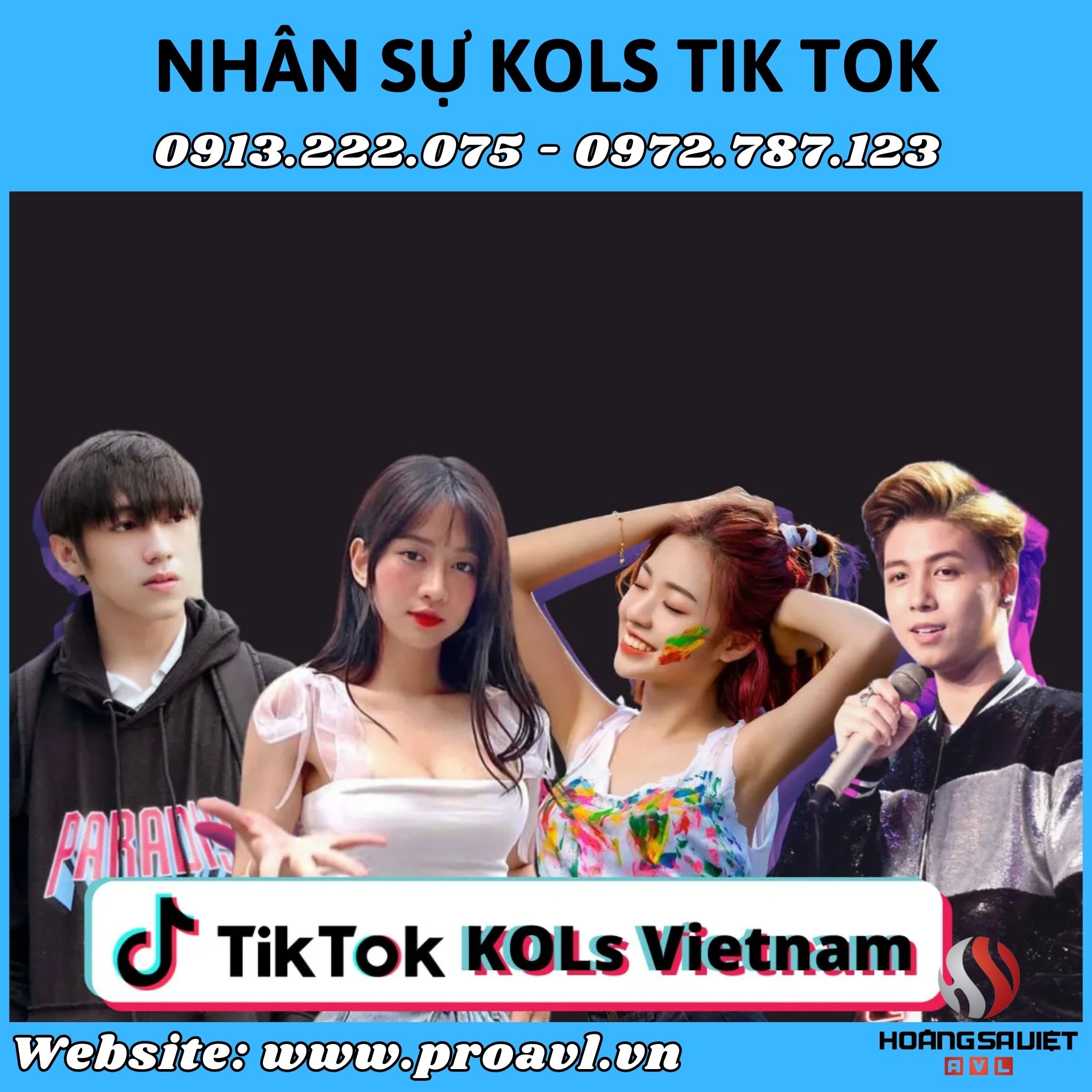 Cho thuê nhân sự Kols nổi tiếng Tik Tok