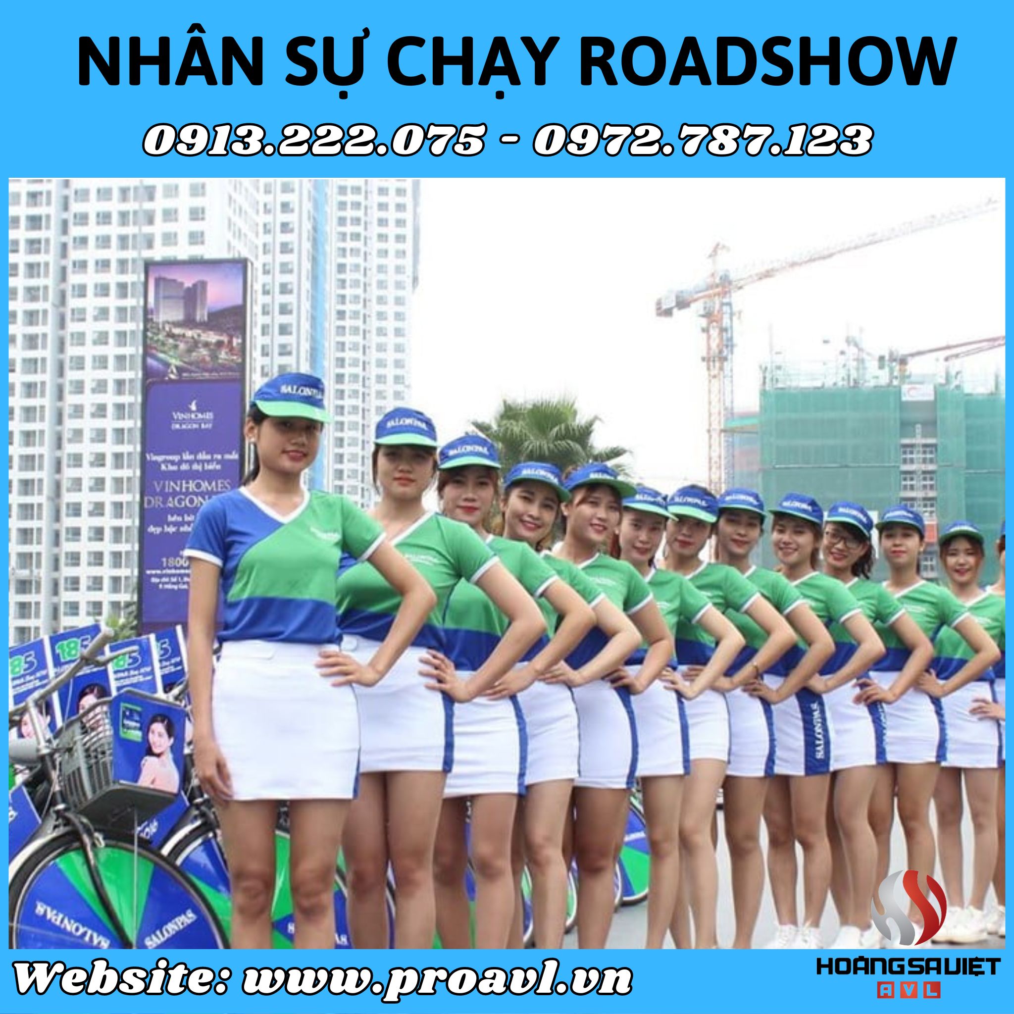 Professional Roadshow running personnel