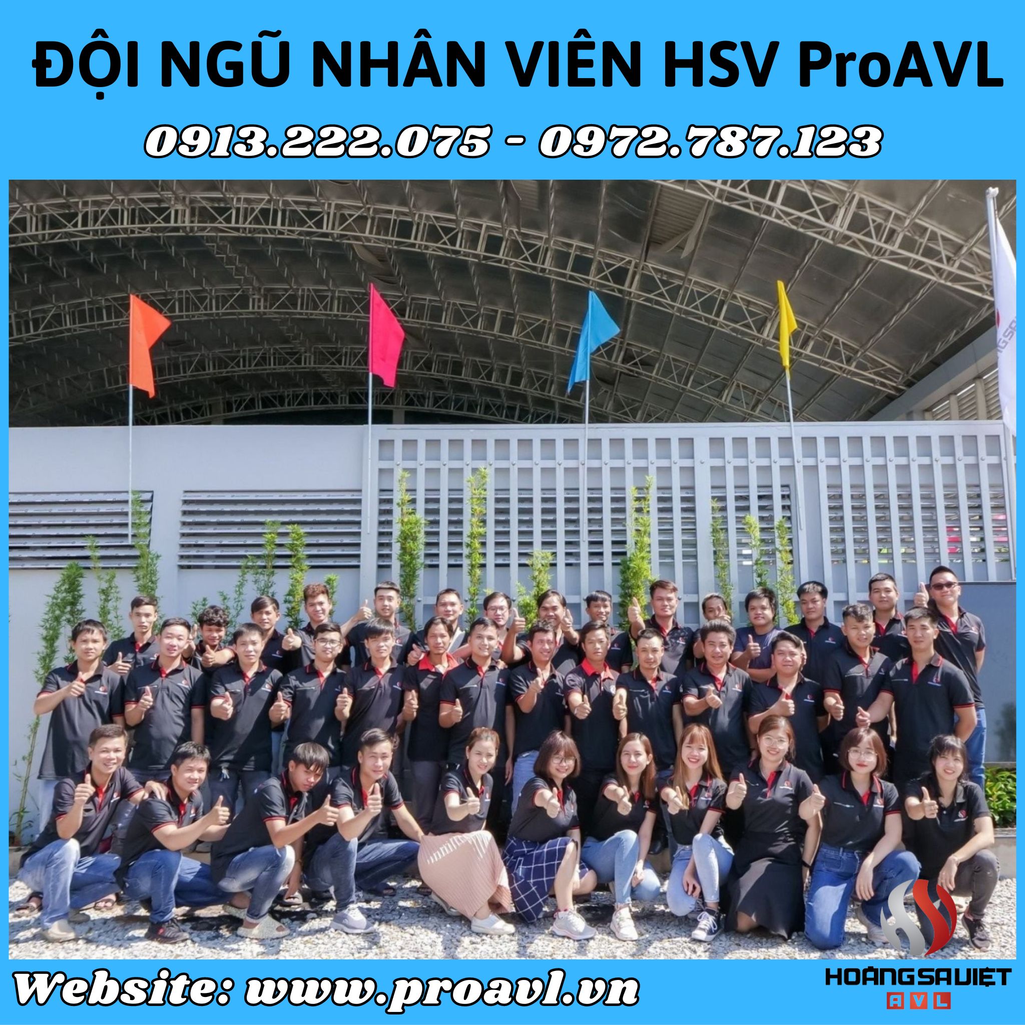 Nhân viên công ty HSV ProAVL Tại Hà Nội