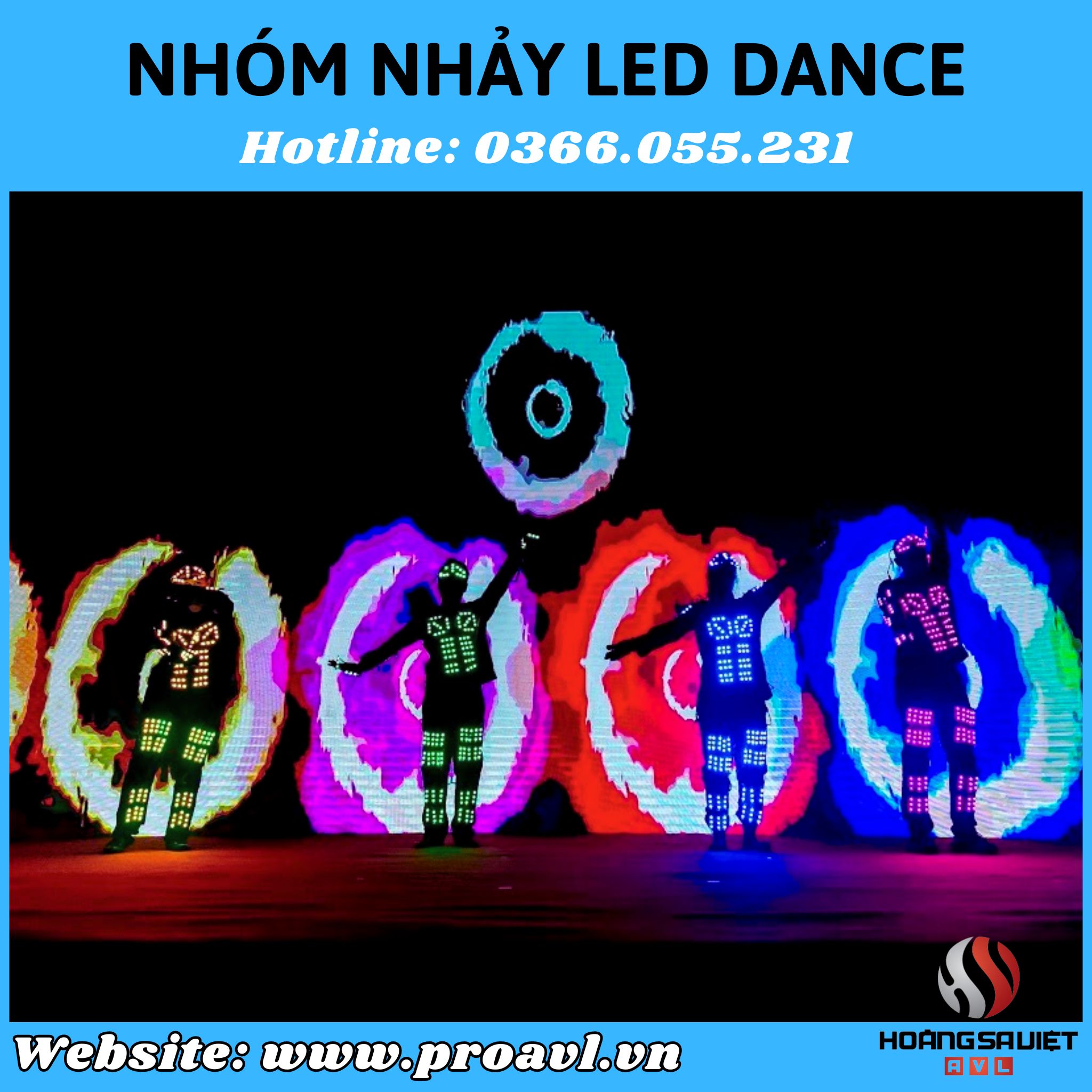 Cho thuê nhóm nhảy đèn LED Dance tại Hà Nội