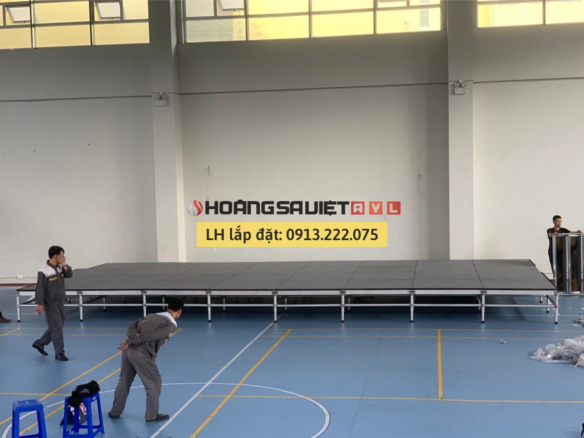 Quality assembled stage at HSV ProAVL Hanoi