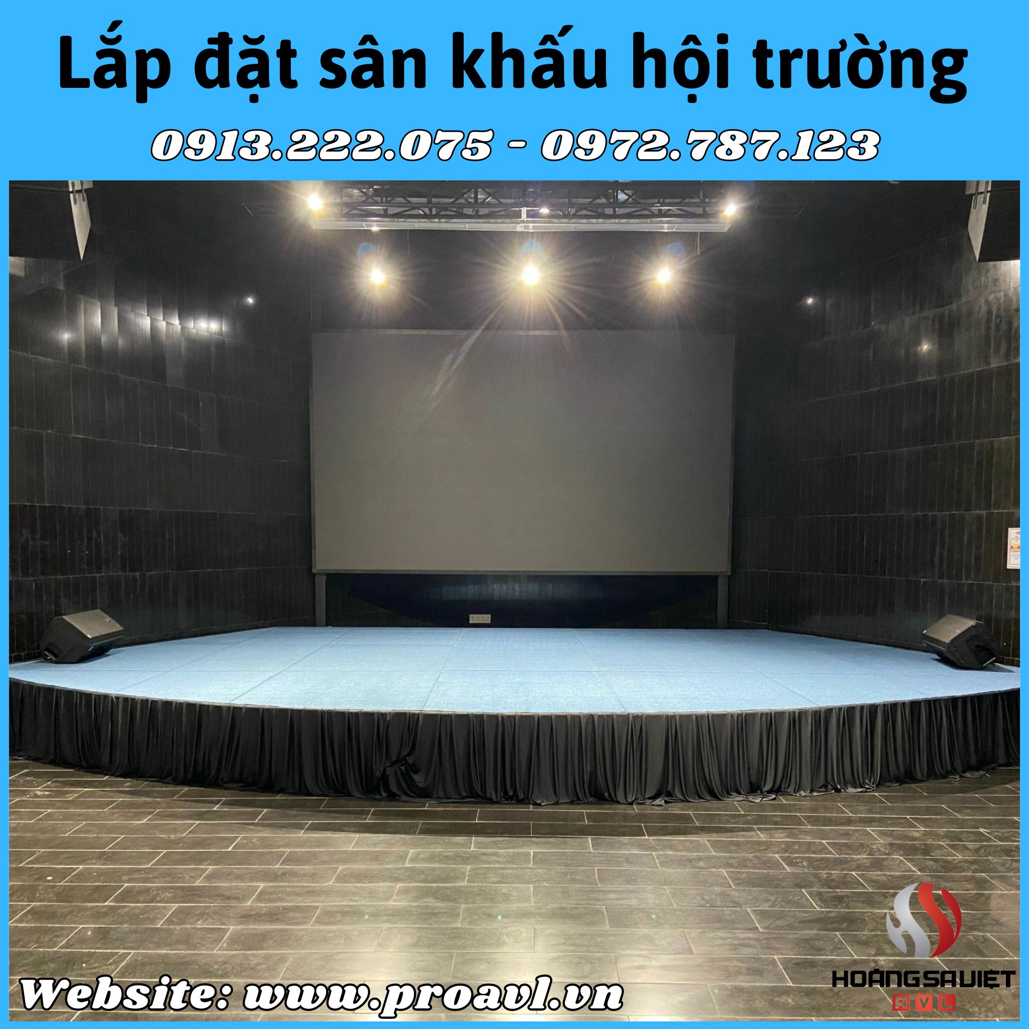 Auditorium stage on request