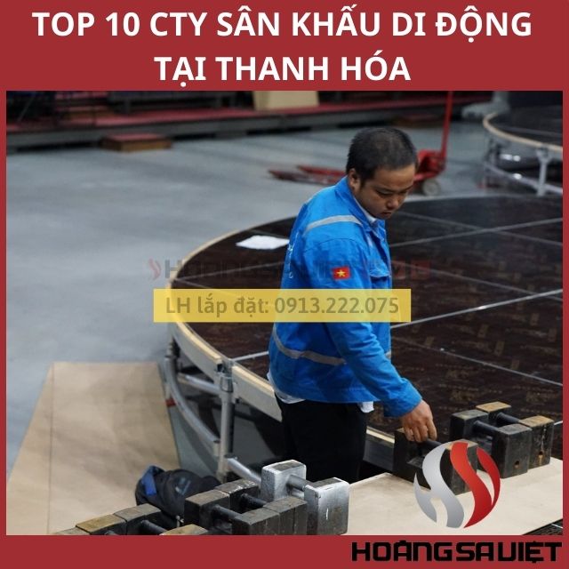 Construction and installation of quality mobile stages in Thanh Hoa