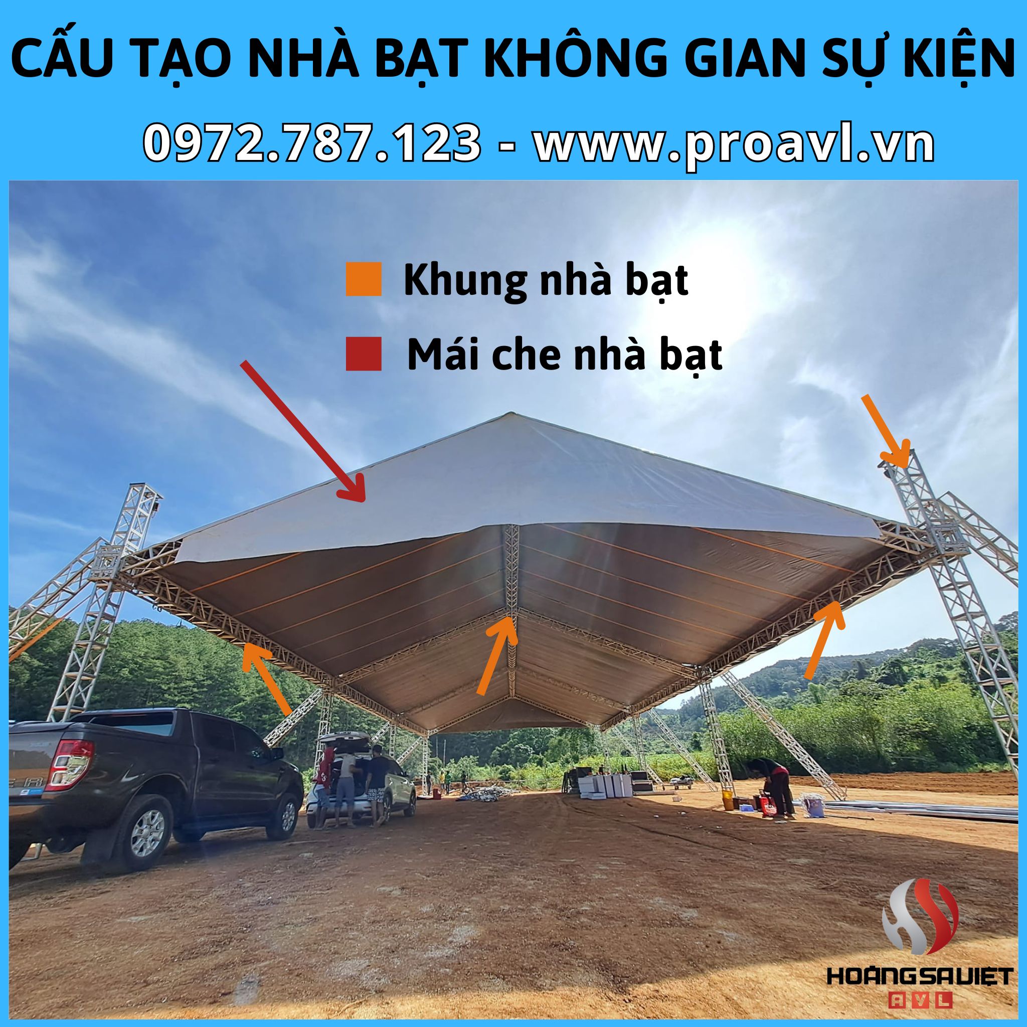 Event space tent structure