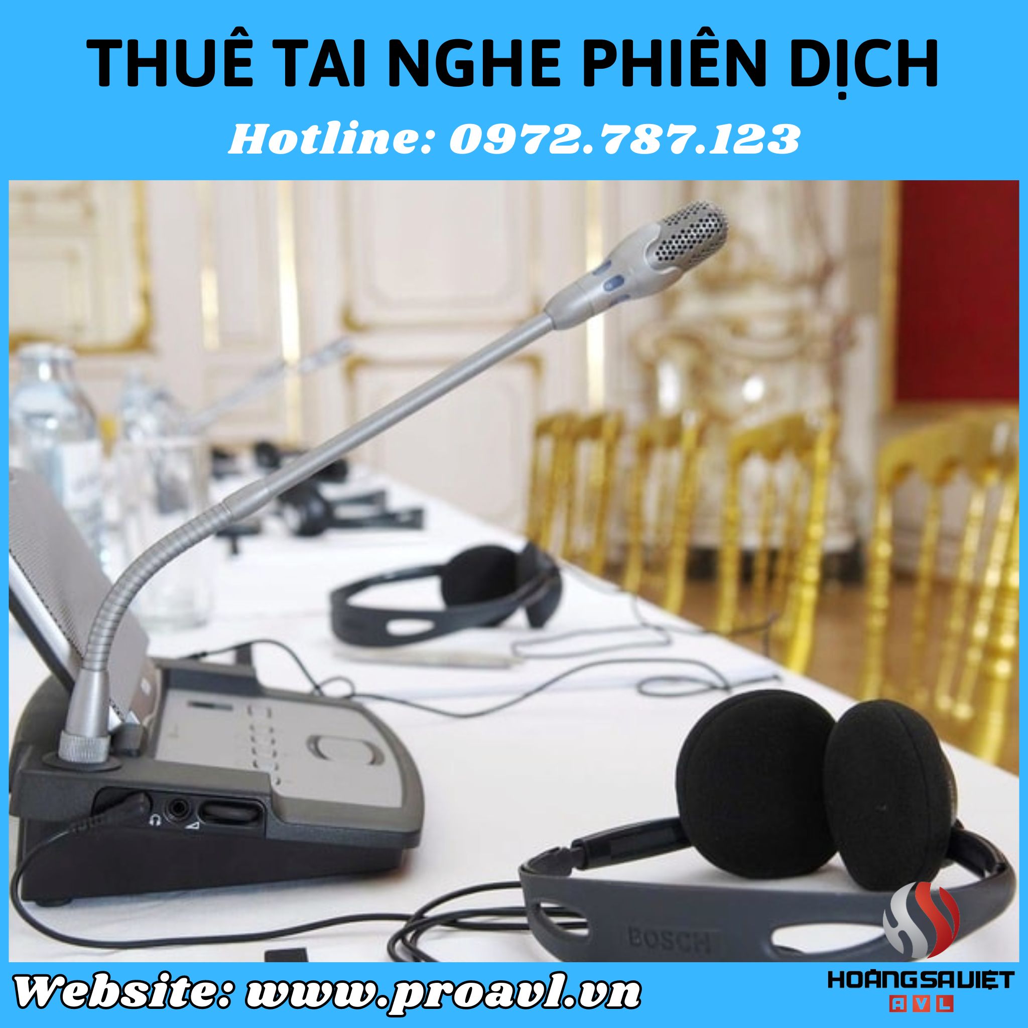Cho thuê tai nghe phiên dịch tại Hà Nội