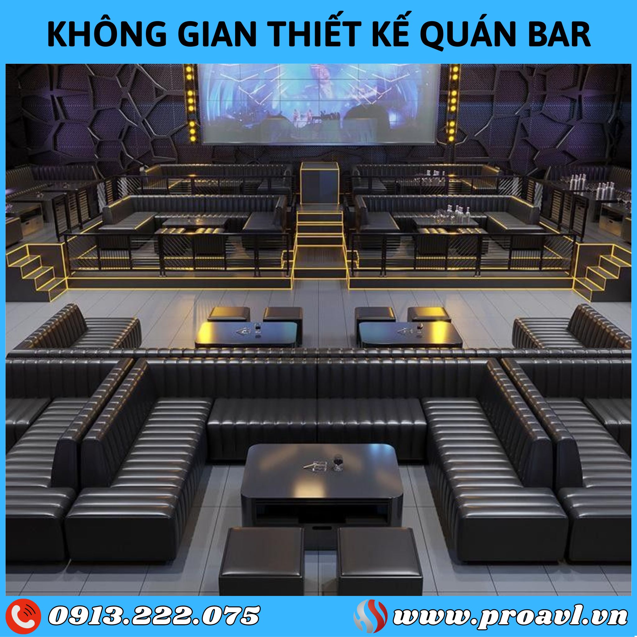 Không gian thiết kế quán bar