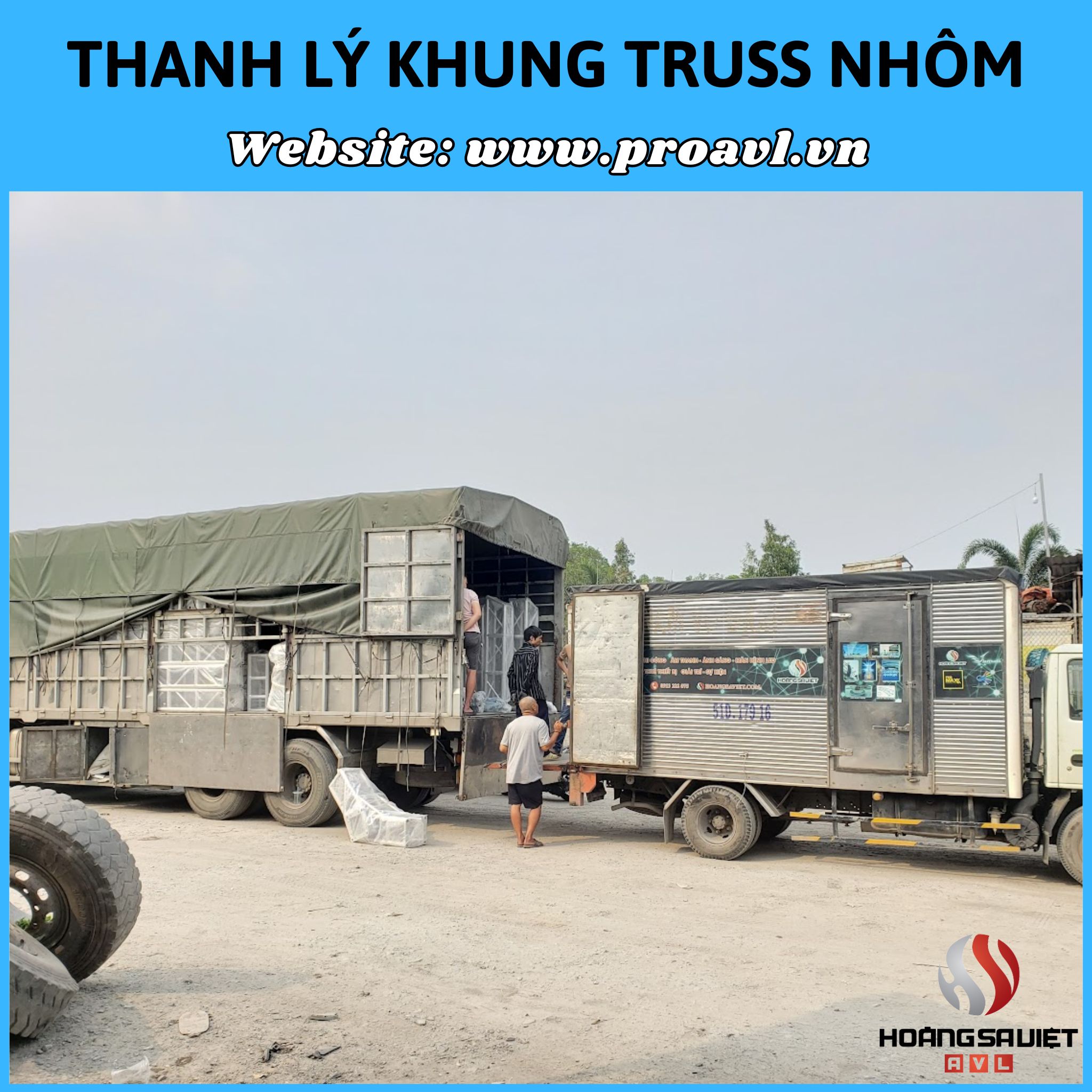 Thanh lý khung Truss nhôm